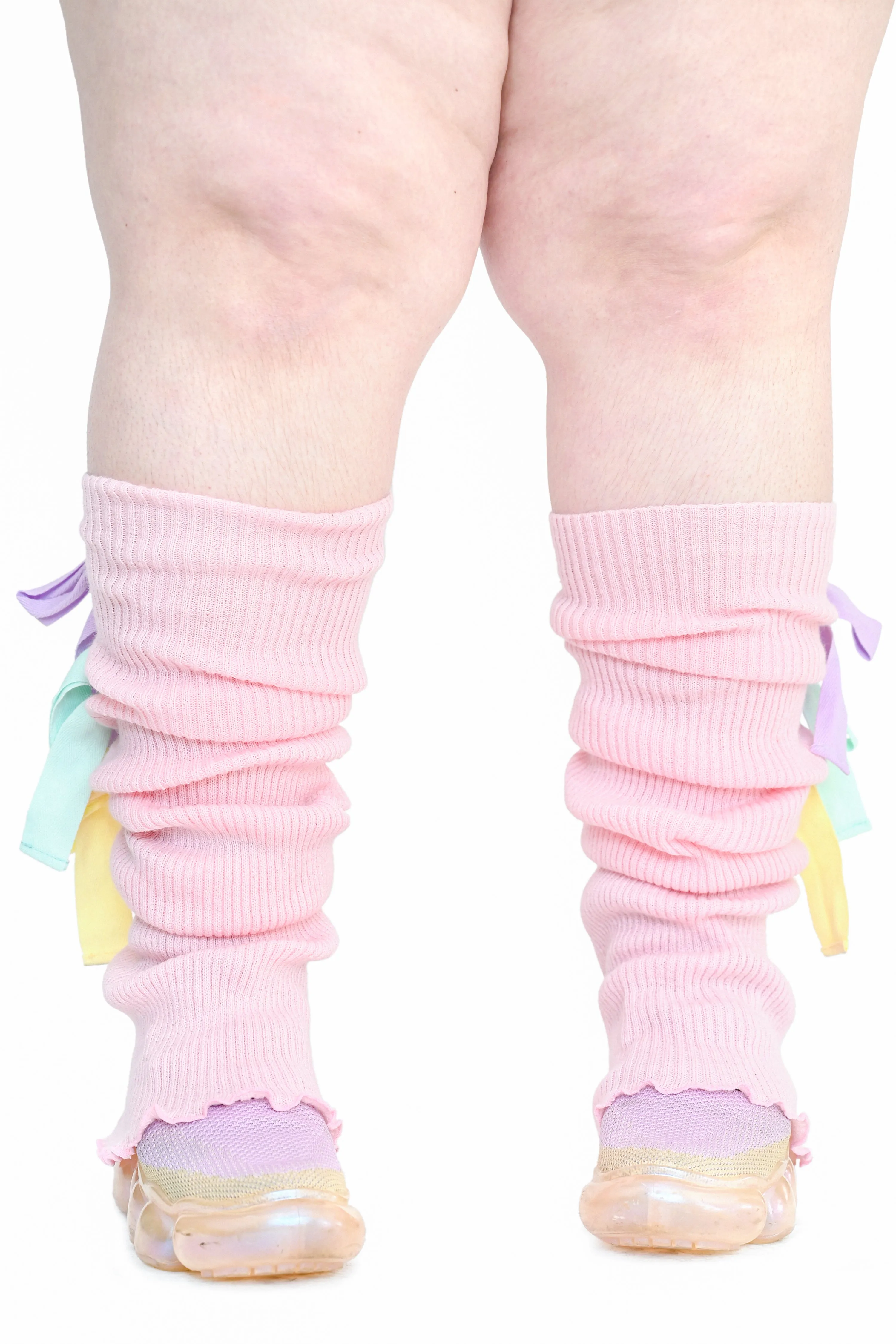 Sugar Ribbon Leg Warmers - Pink sold by My Violet product image thumbnail 5