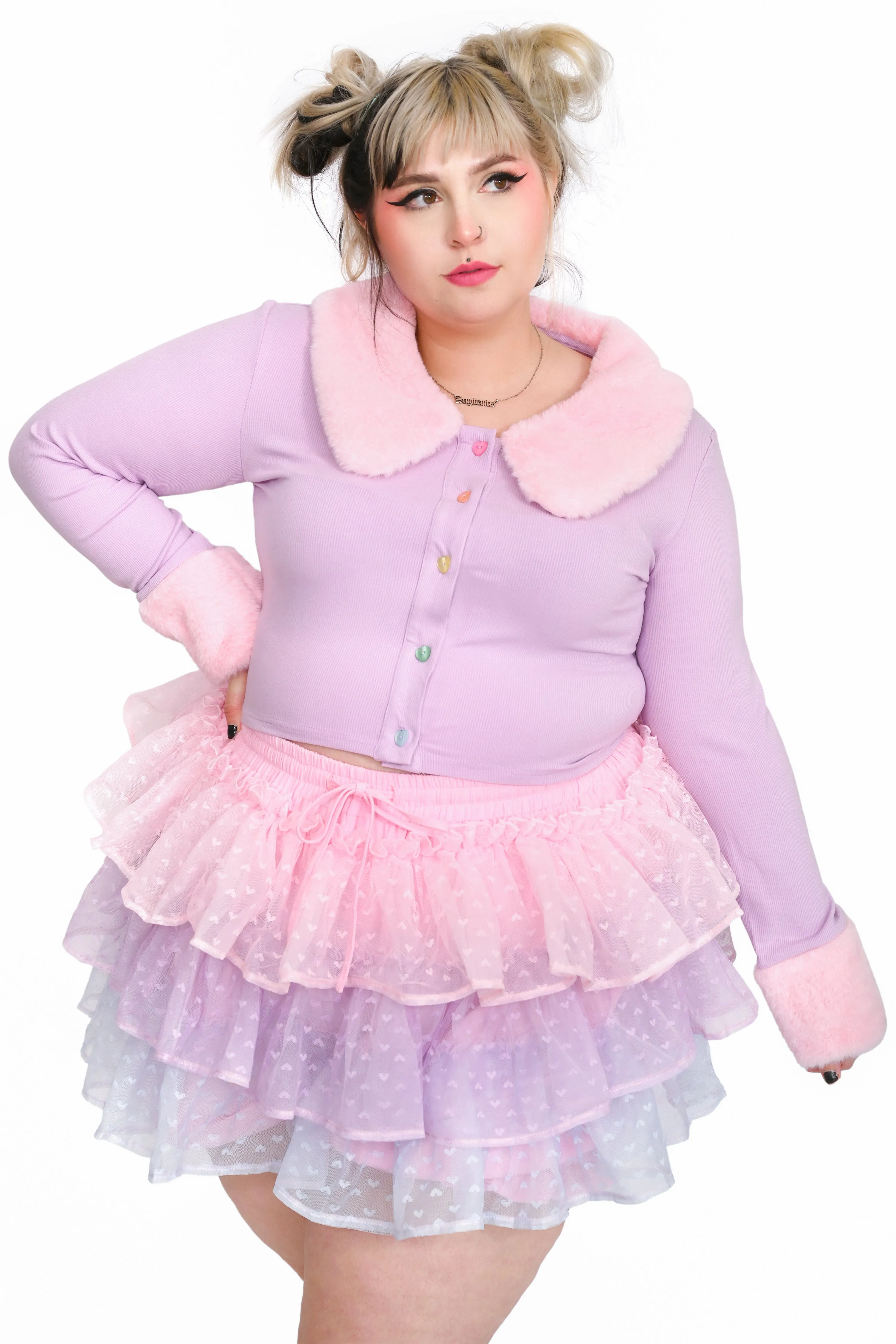 Bonbon Cardigan - Taro sold by My Violet