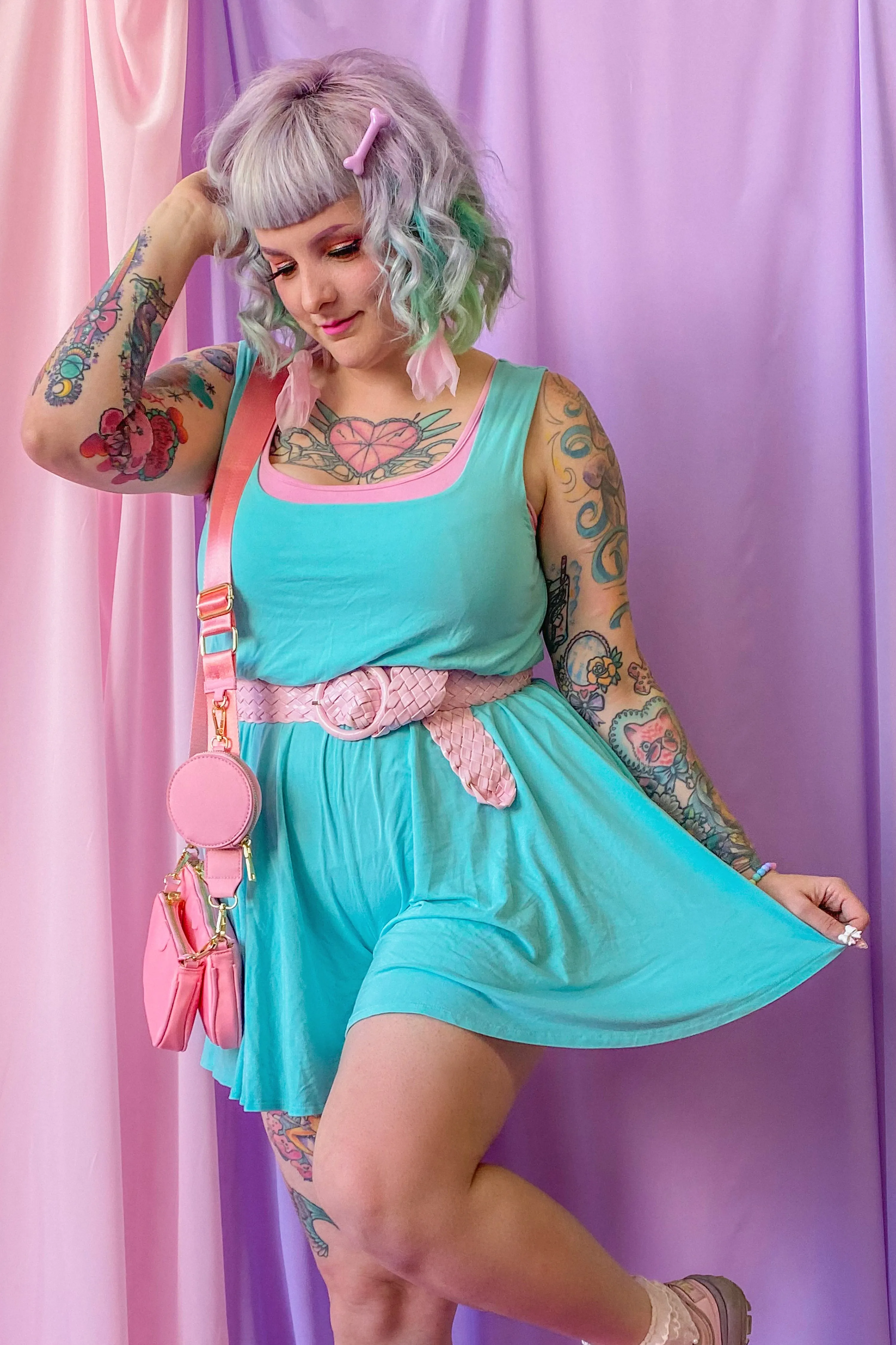 Arielle Romper - XS/Small left! - EXTREME MARKDOWN sold by My Violet product image thumbnail 2