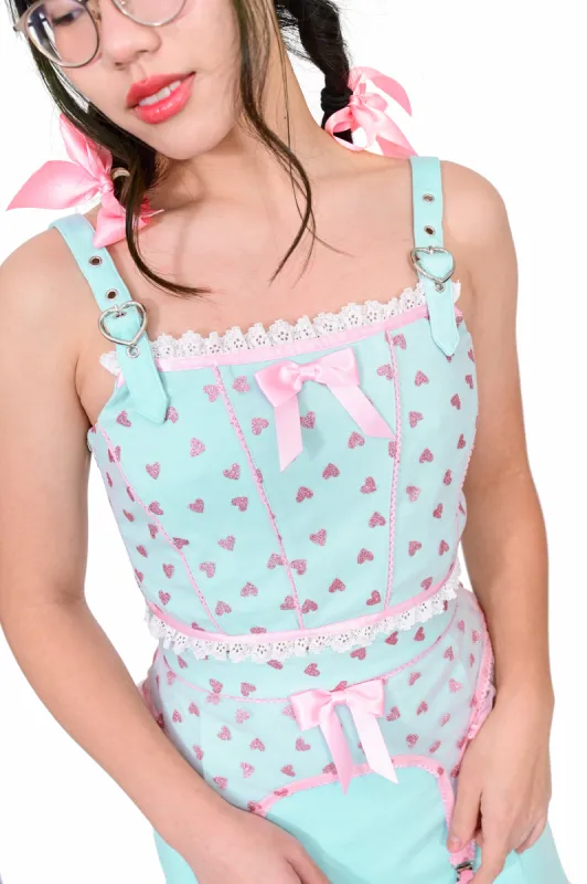 Lucky Girl Crop Top - Mint sold by My Violet