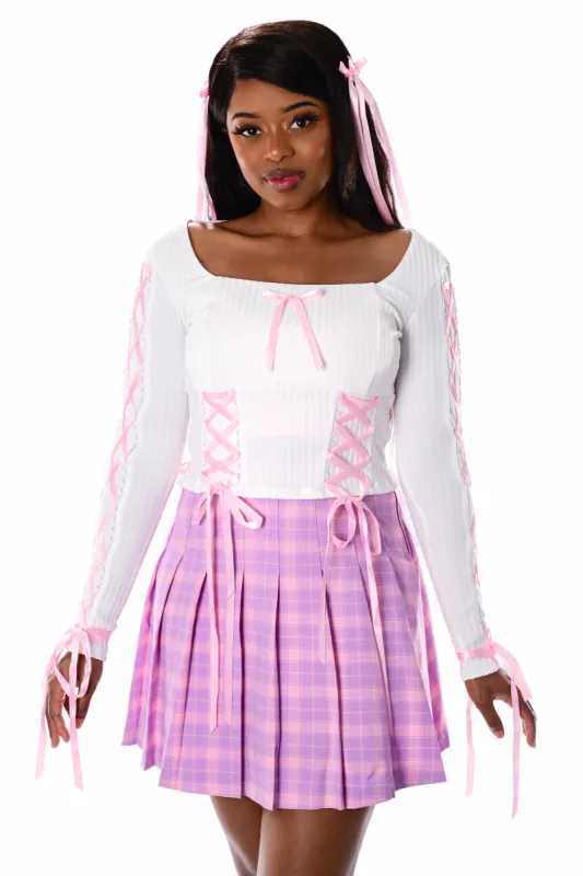 Pirouette Ribbon Top sold by My Violet