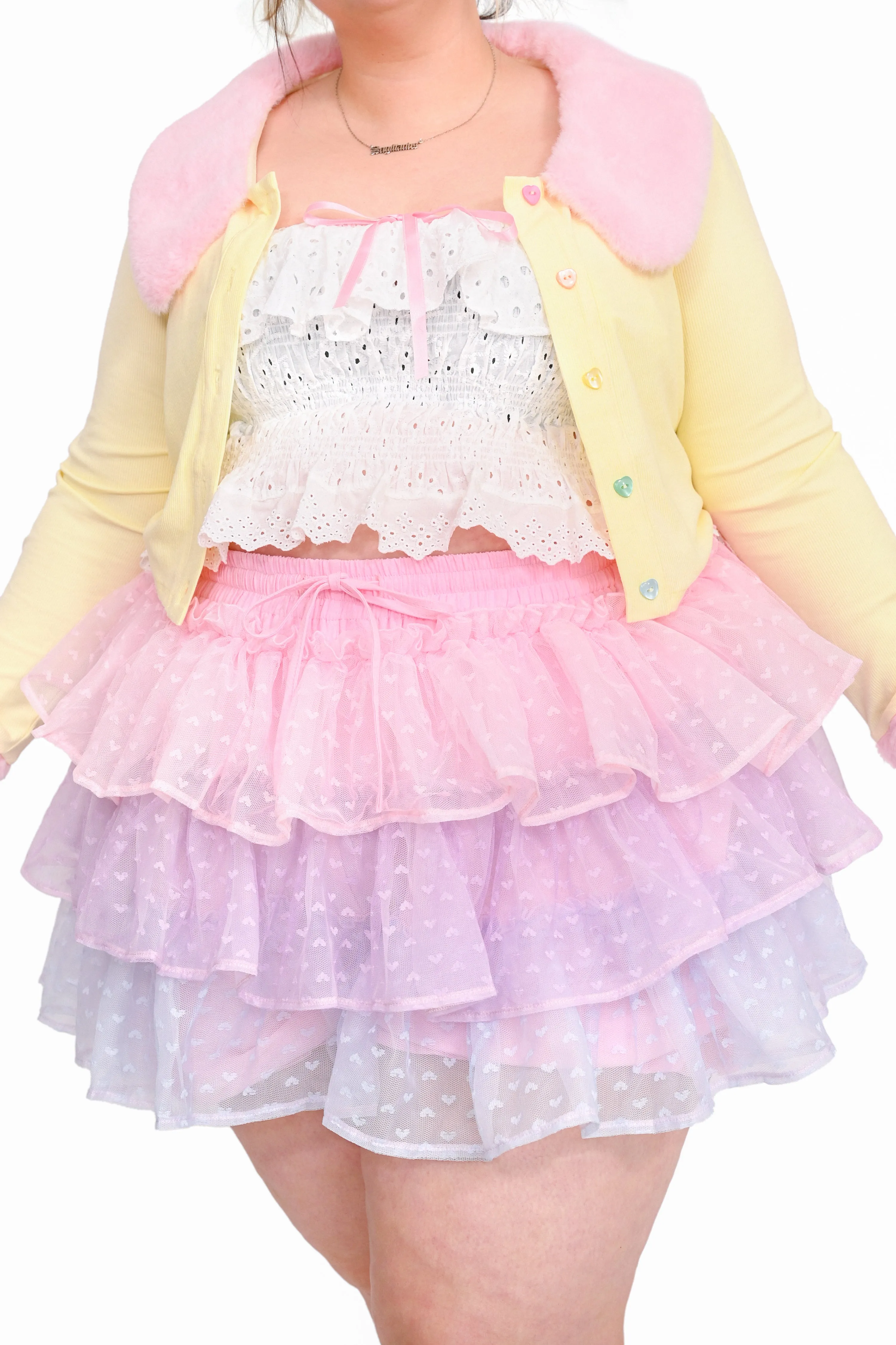 Cotton Candy Ruffle Skort - Pink Sunset sold by My Violet product image thumbnail 5