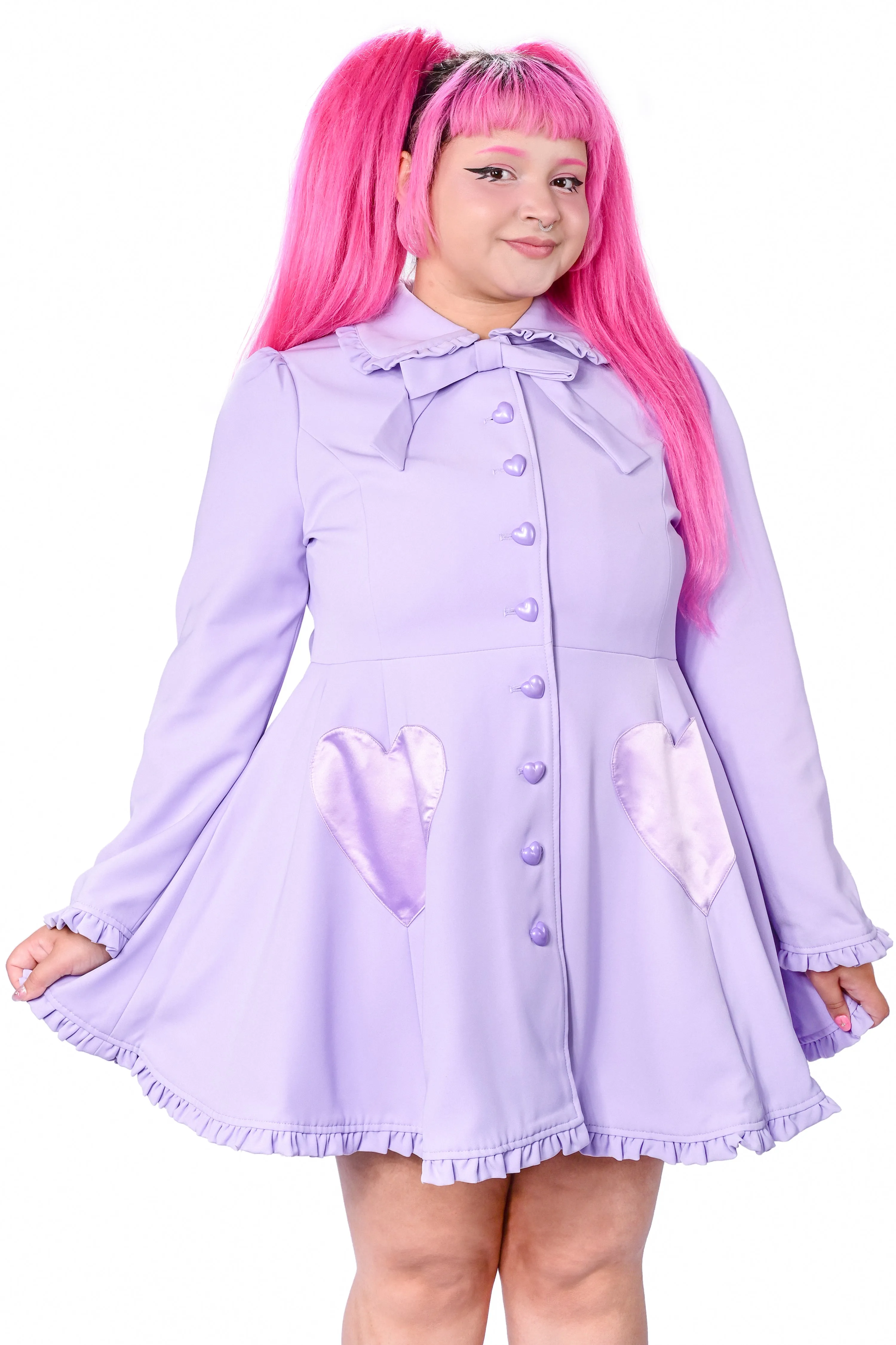 Wonderland Bunny Coat - Lavender sold by My Violet product image thumbnail 2