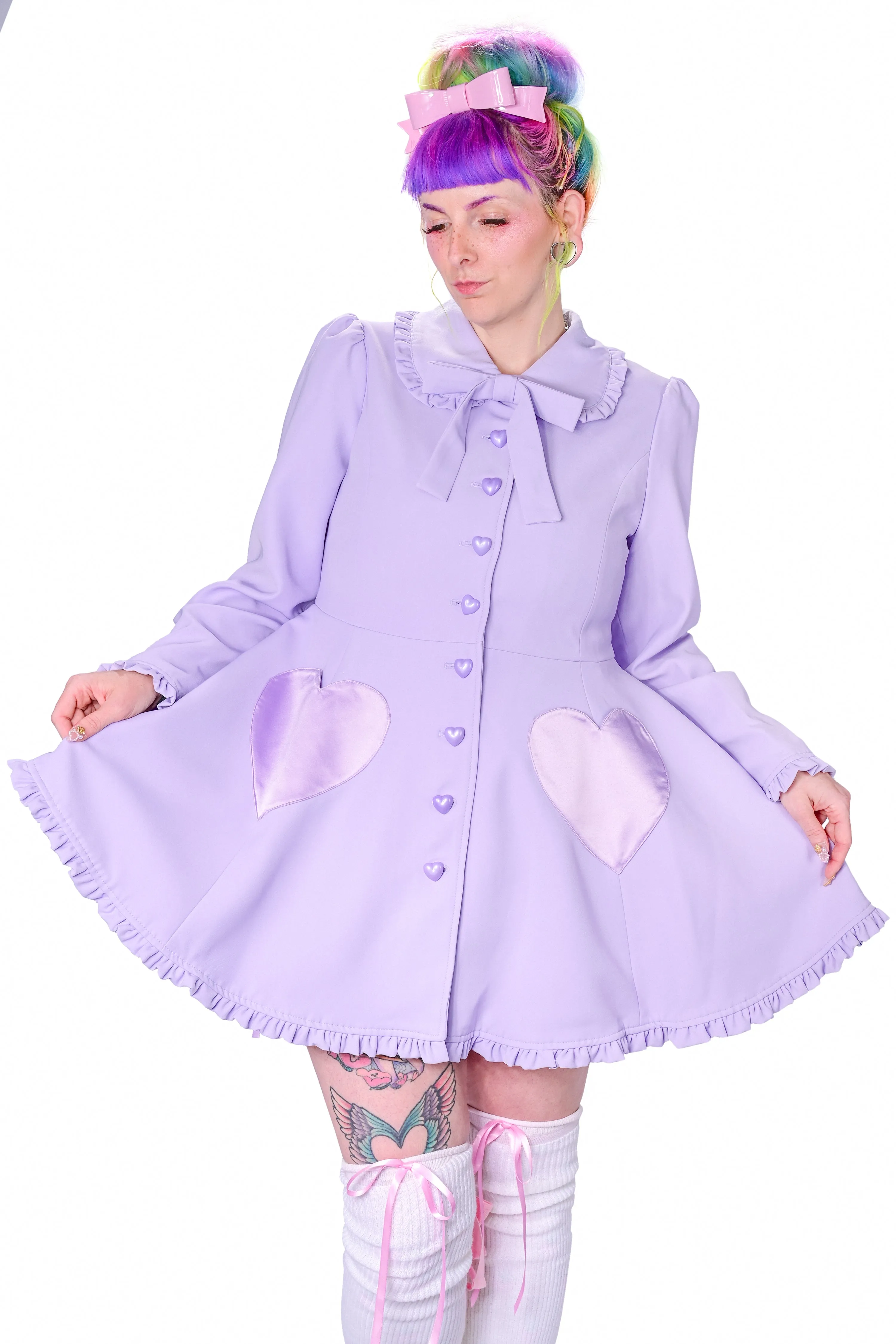 Wonderland Bunny Coat - Lavender sold by My Violet