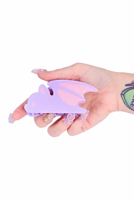 Batty Claw Clip - Taro sold by My Violet