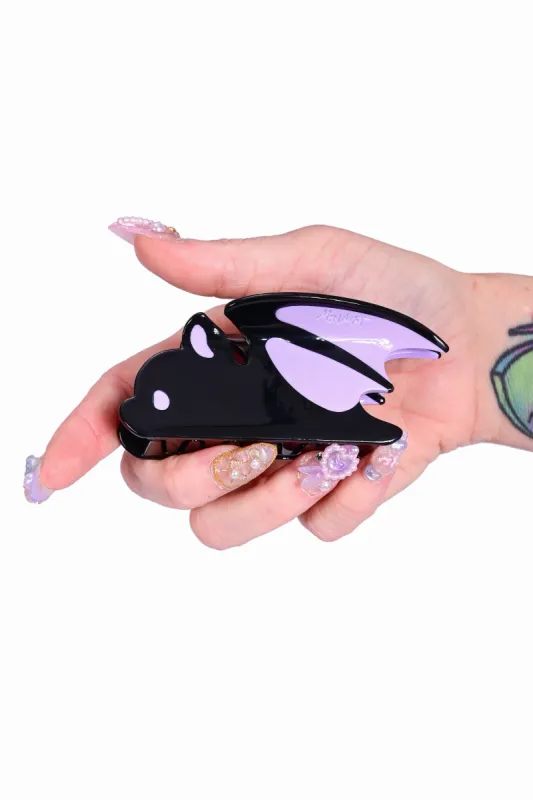Batty Claw Clip - Licorice sold by My Violet