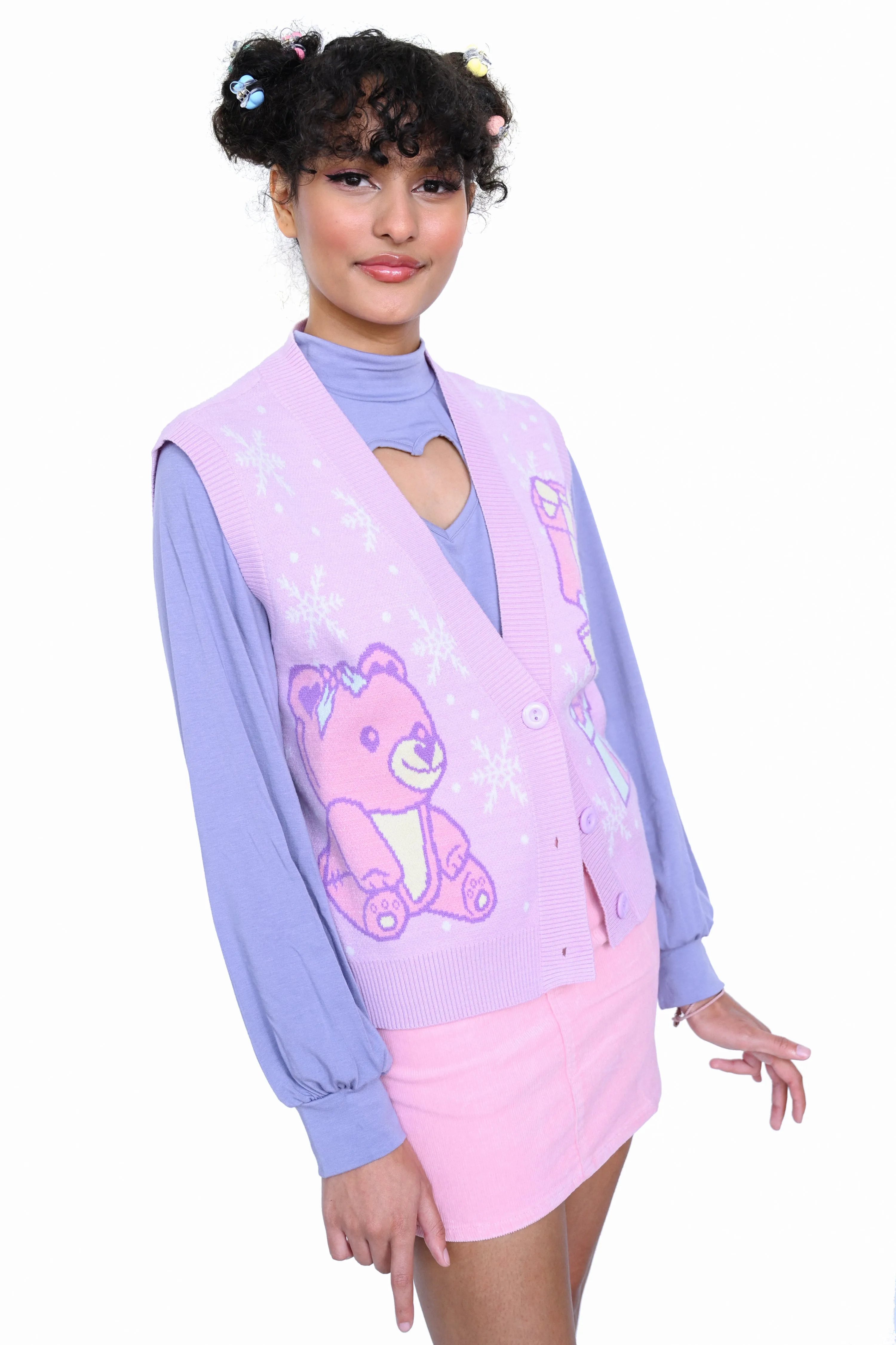 Merry Bear Sweater Vest sold by My Violet product image thumbnail 3