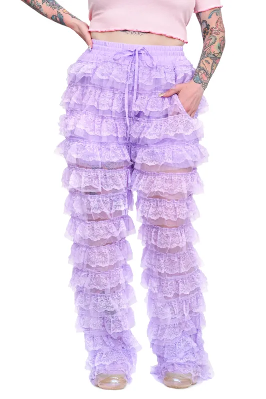 Angel Cake Ruffle Pants - Lavender - 2x and 3X left! sold by My Violet