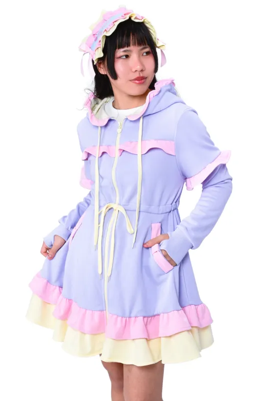 Daydream Hoodie Dress Set - Periwinkle sold by My Violet