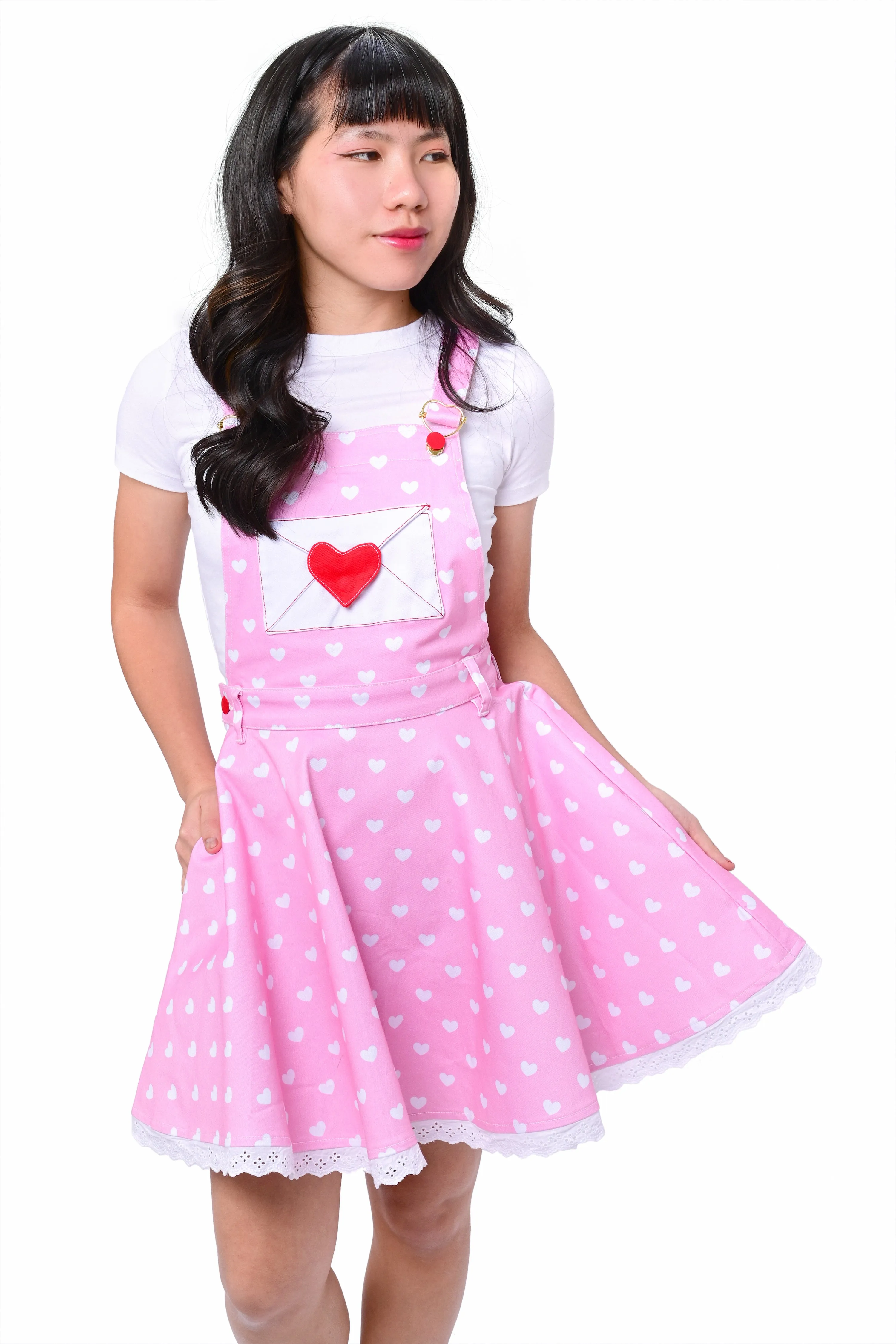 Love Letter Pinafore sold by My Violet product image thumbnail 2