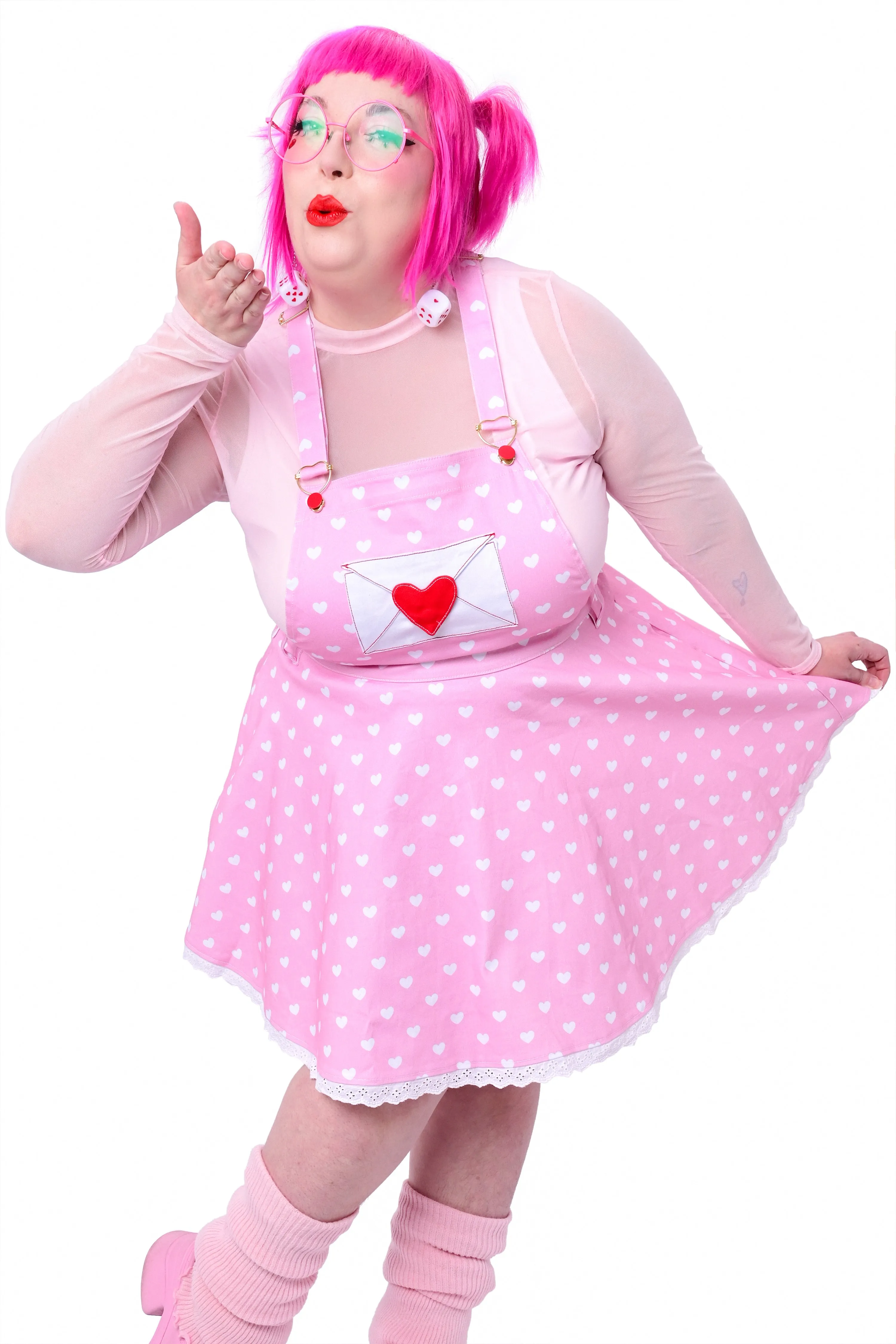 Love Letter Pinafore sold by My Violet product image thumbnail 3