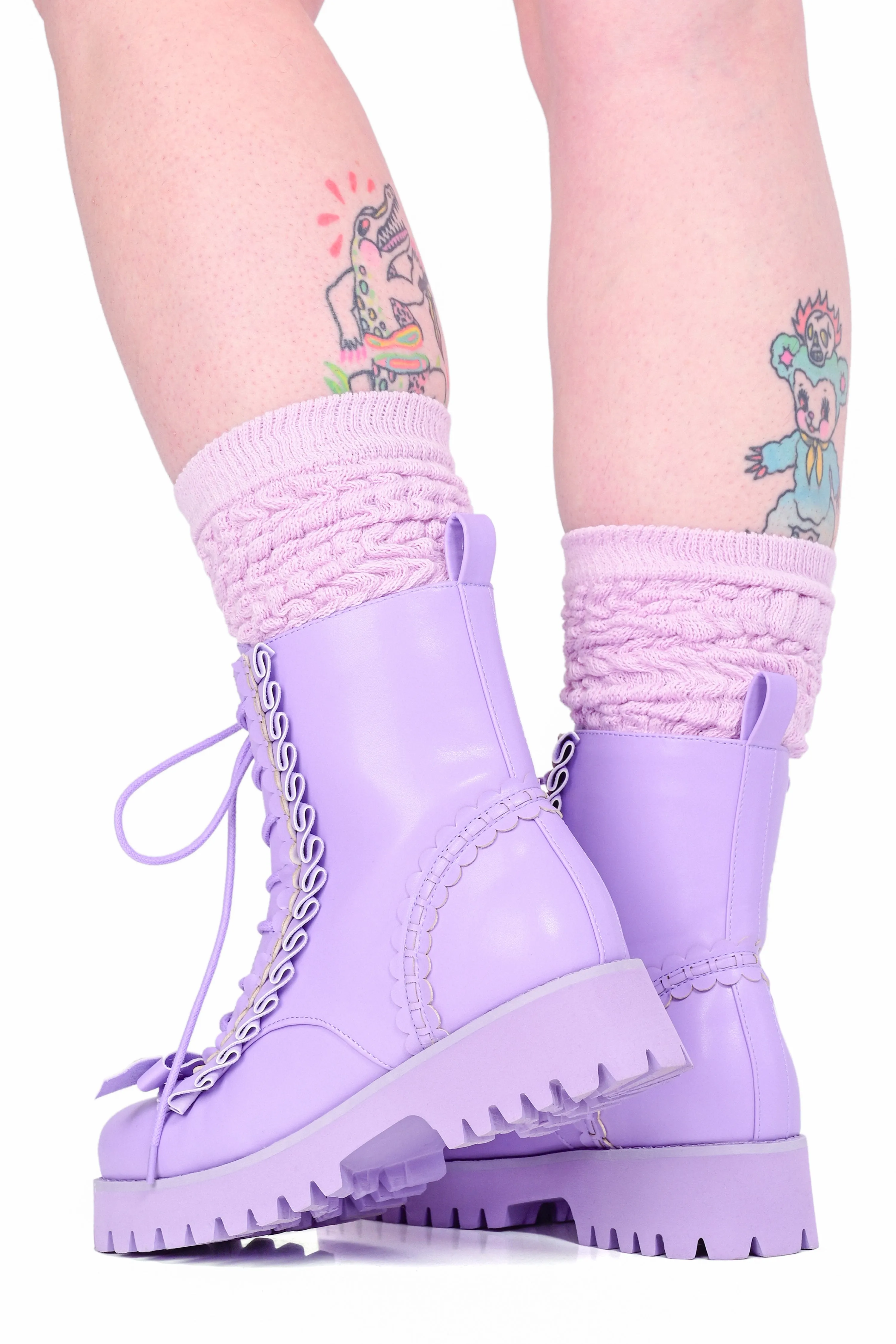 Cake Combat Boot - Lavender sold by My Violet product image thumbnail 3