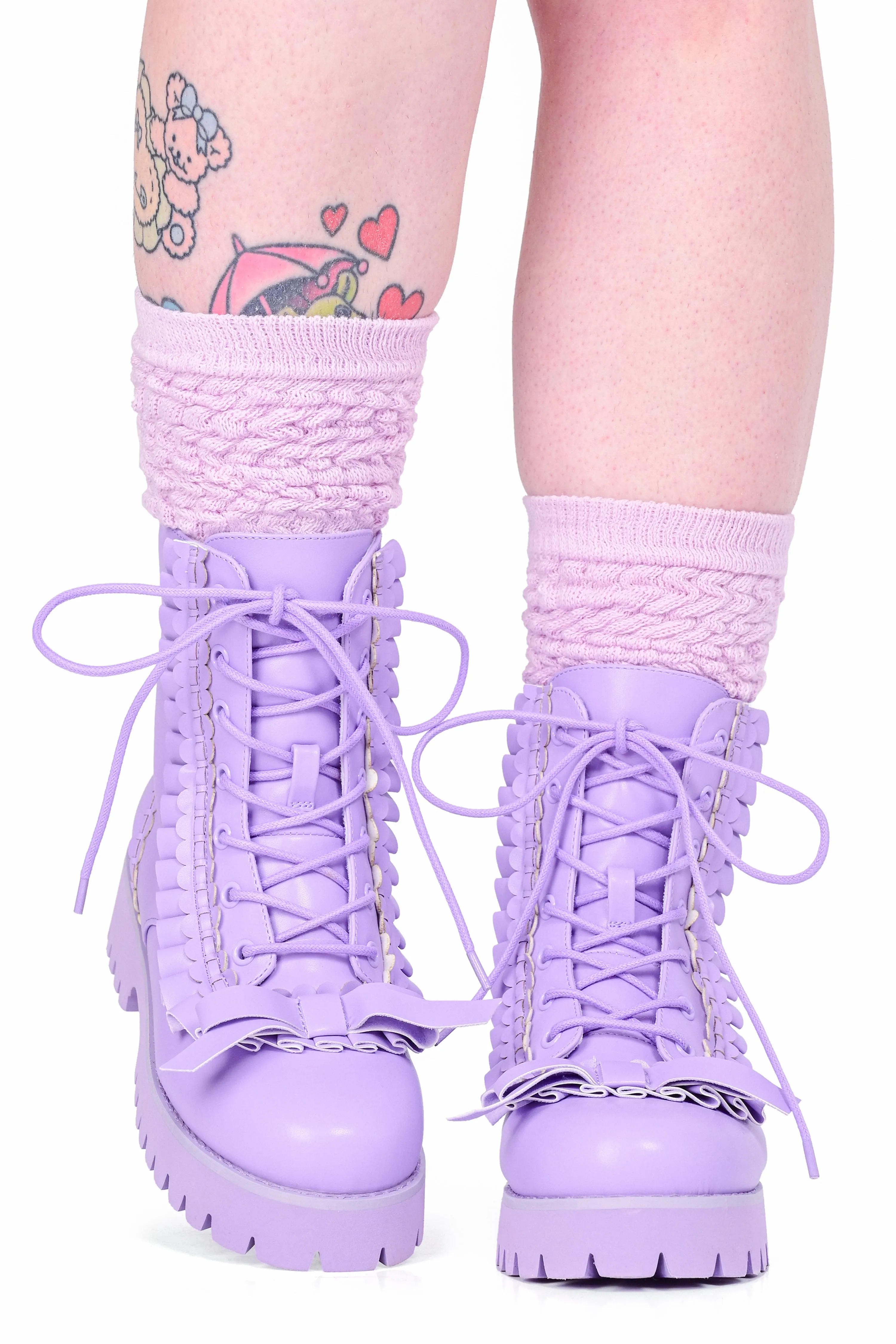 Cake Combat Boot - Lavender sold by My Violet product image thumbnail 2