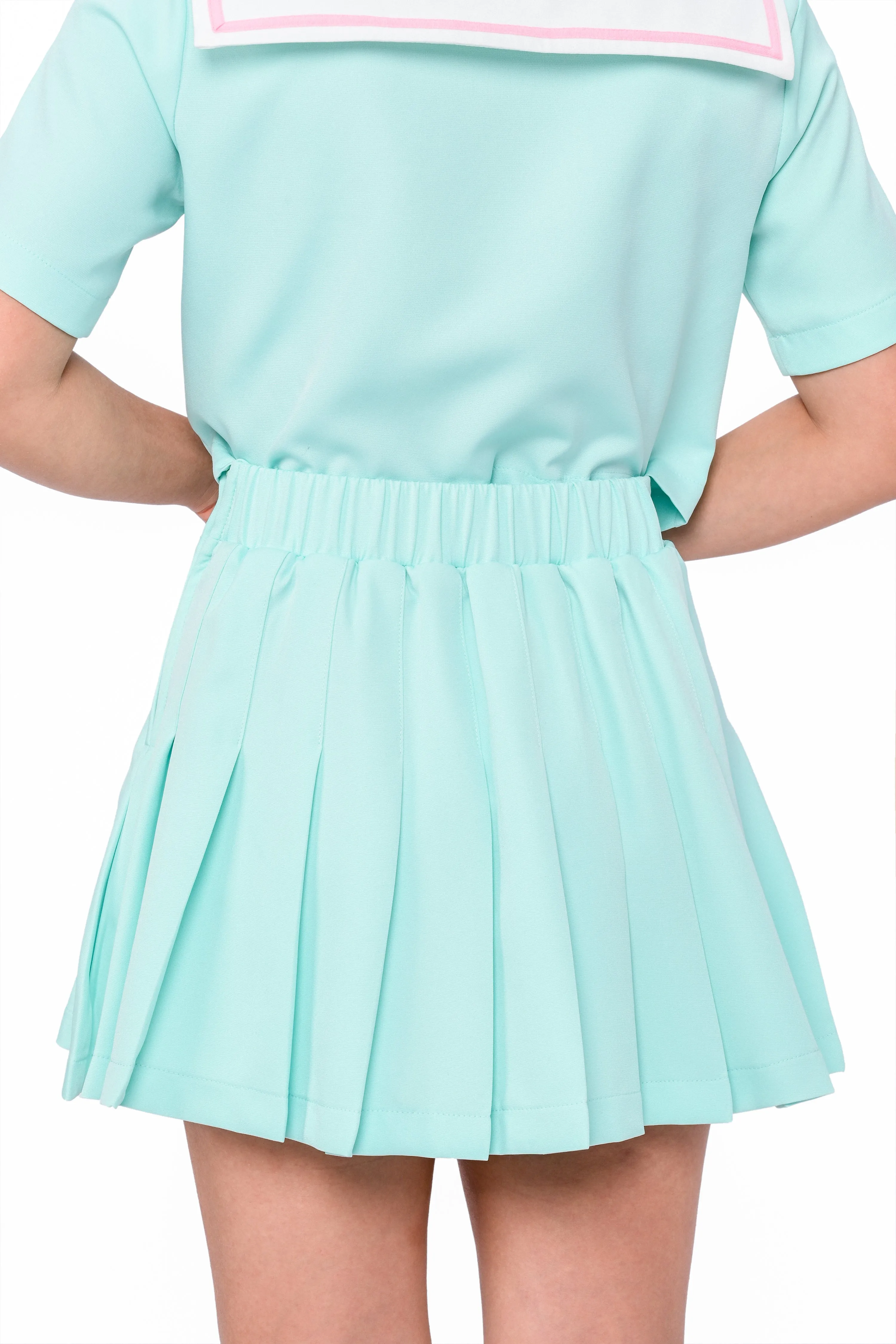 Claire Pleated Skirt - Mint sold by My Violet product image thumbnail 4