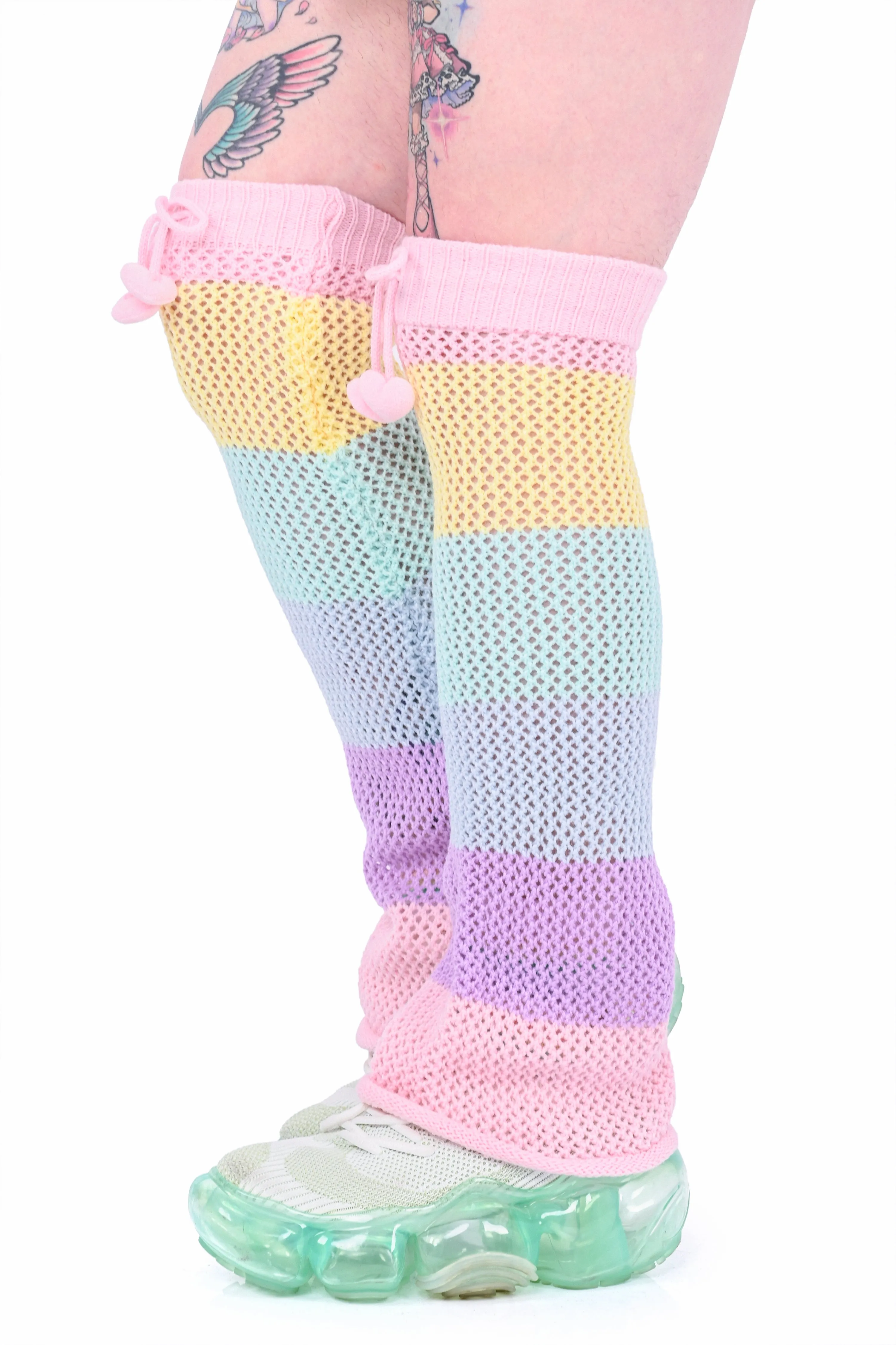 Rainbow Heart Legwarmers sold by My Violet product image thumbnail 4