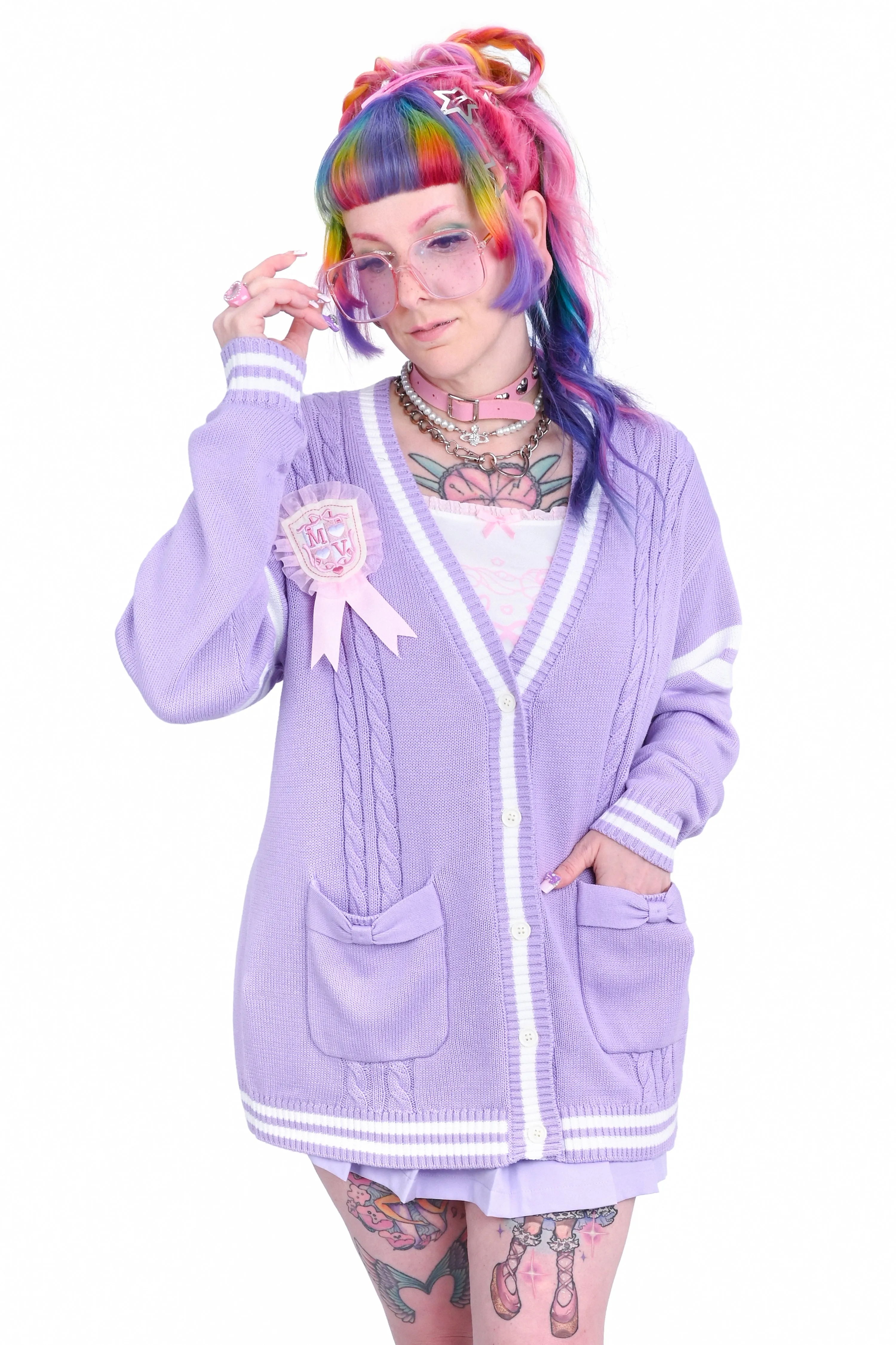 Angel Academy Cardigan - Lavender sold by My Violet product image thumbnail 4
