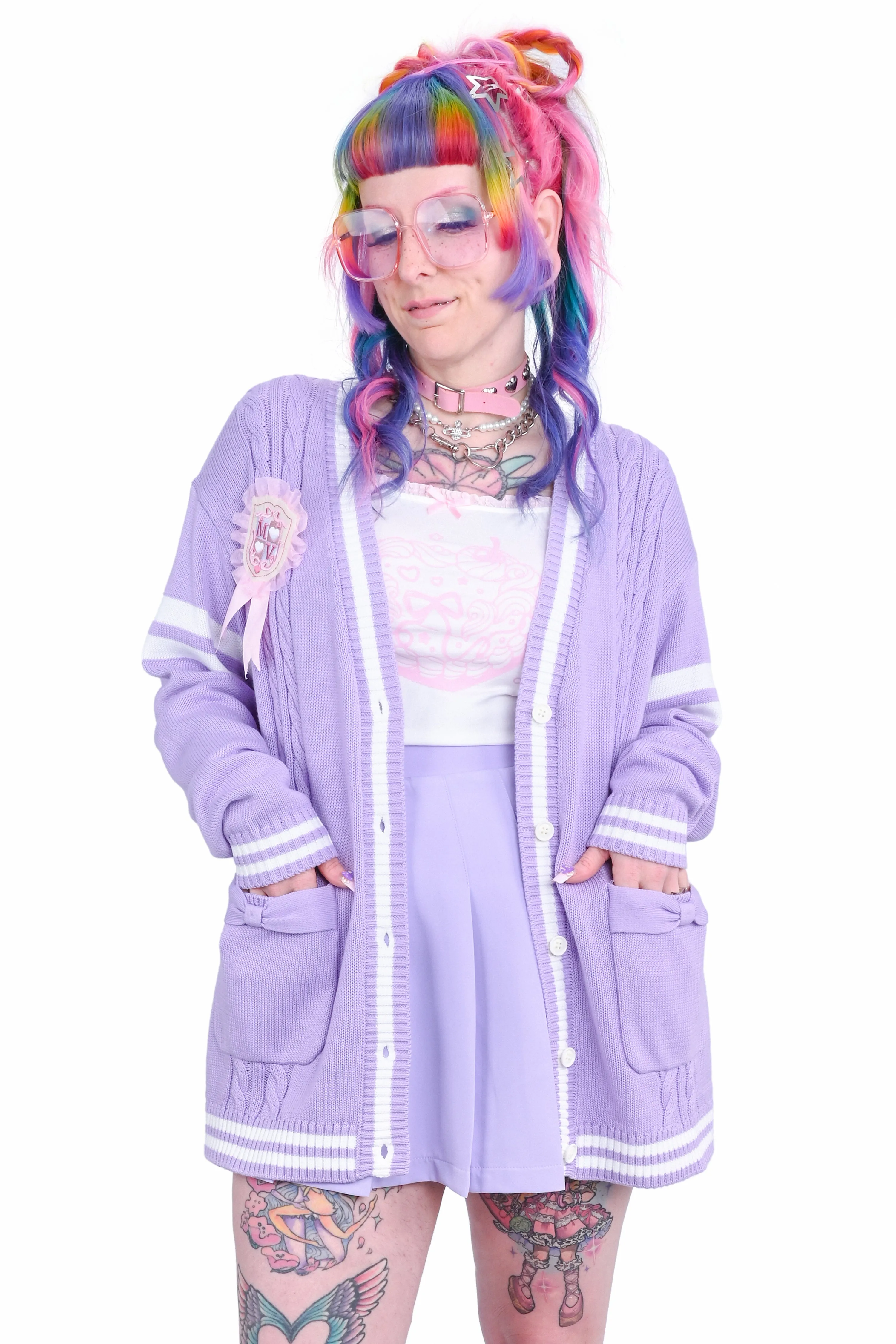 Angel Academy Cardigan - Lavender sold by My Violet product image thumbnail 2