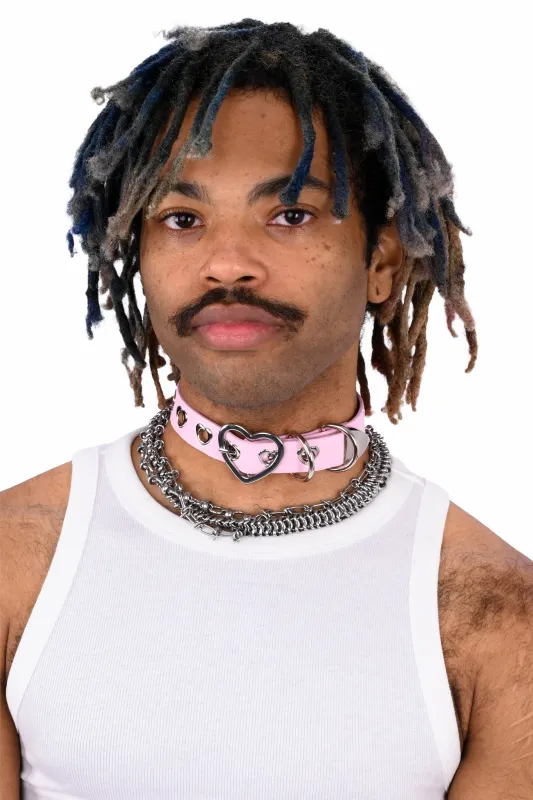 Amor Choker Necklace - Pink sold by My Violet