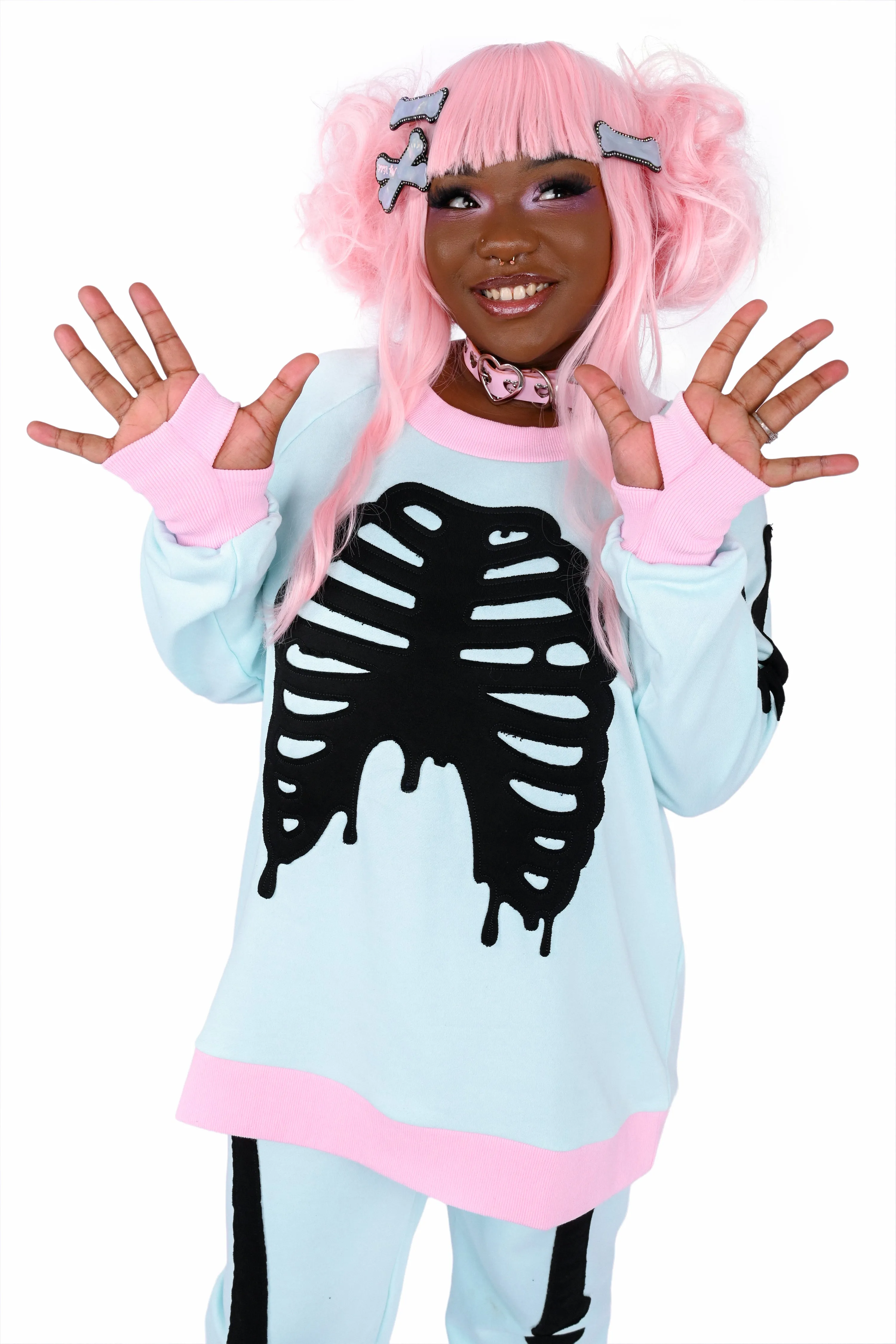 Skeleton Pullover Sweater sold by My Violet product image thumbnail 4