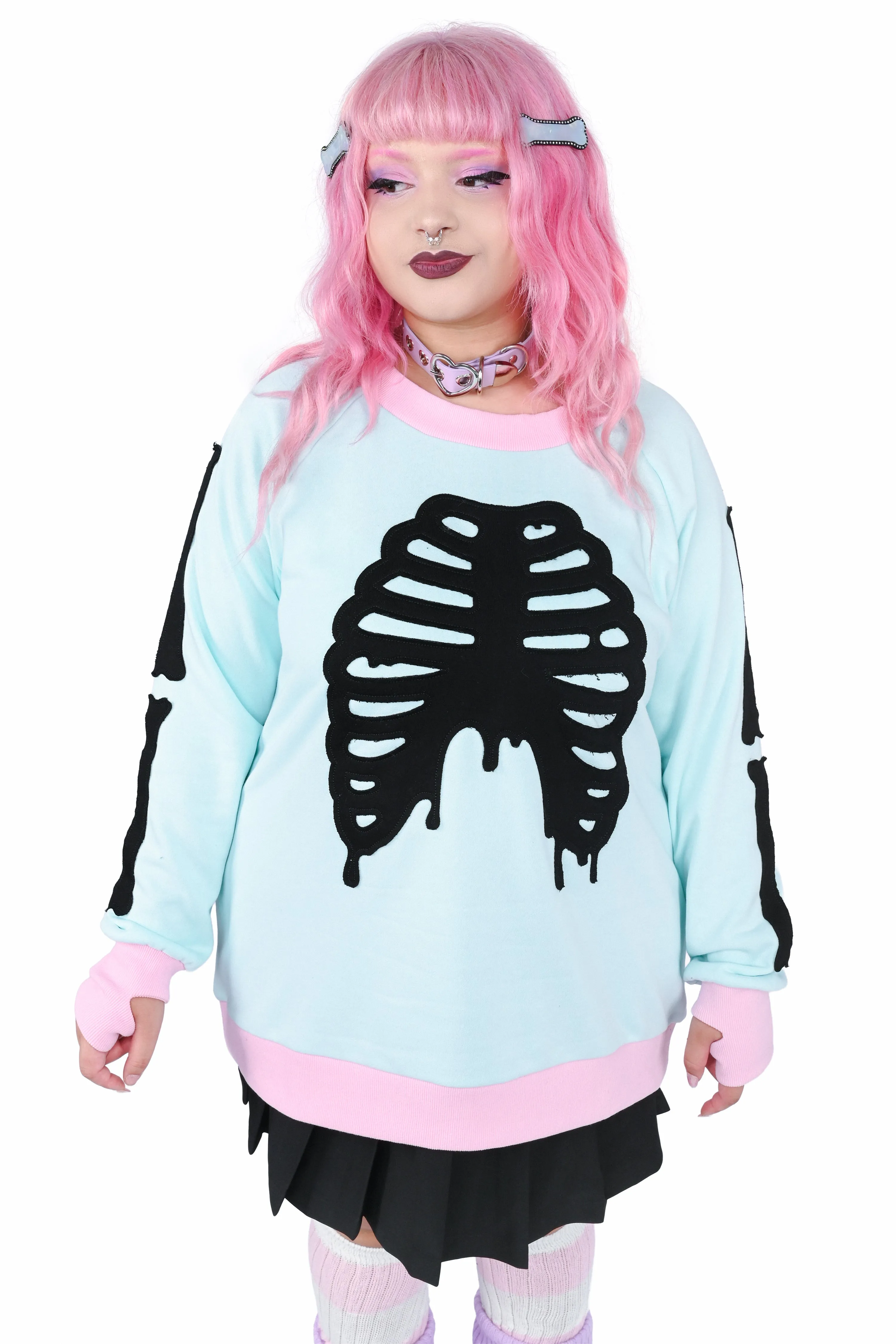 Skeleton Pullover Sweater sold by My Violet product image thumbnail 3