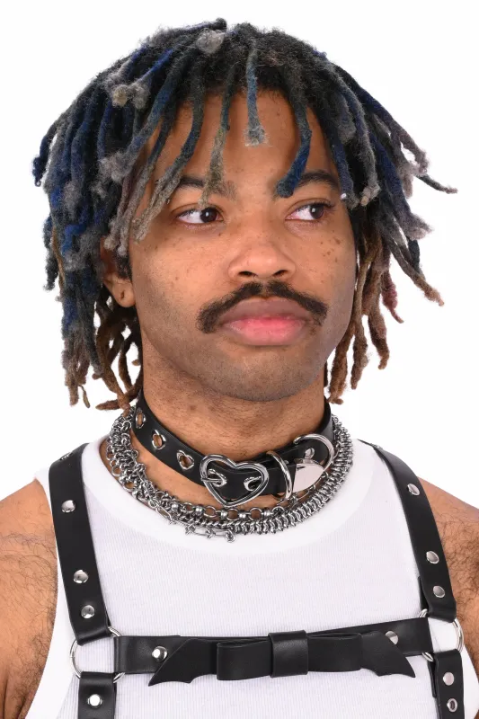 Amor Choker Necklace - Black sold by My Violet