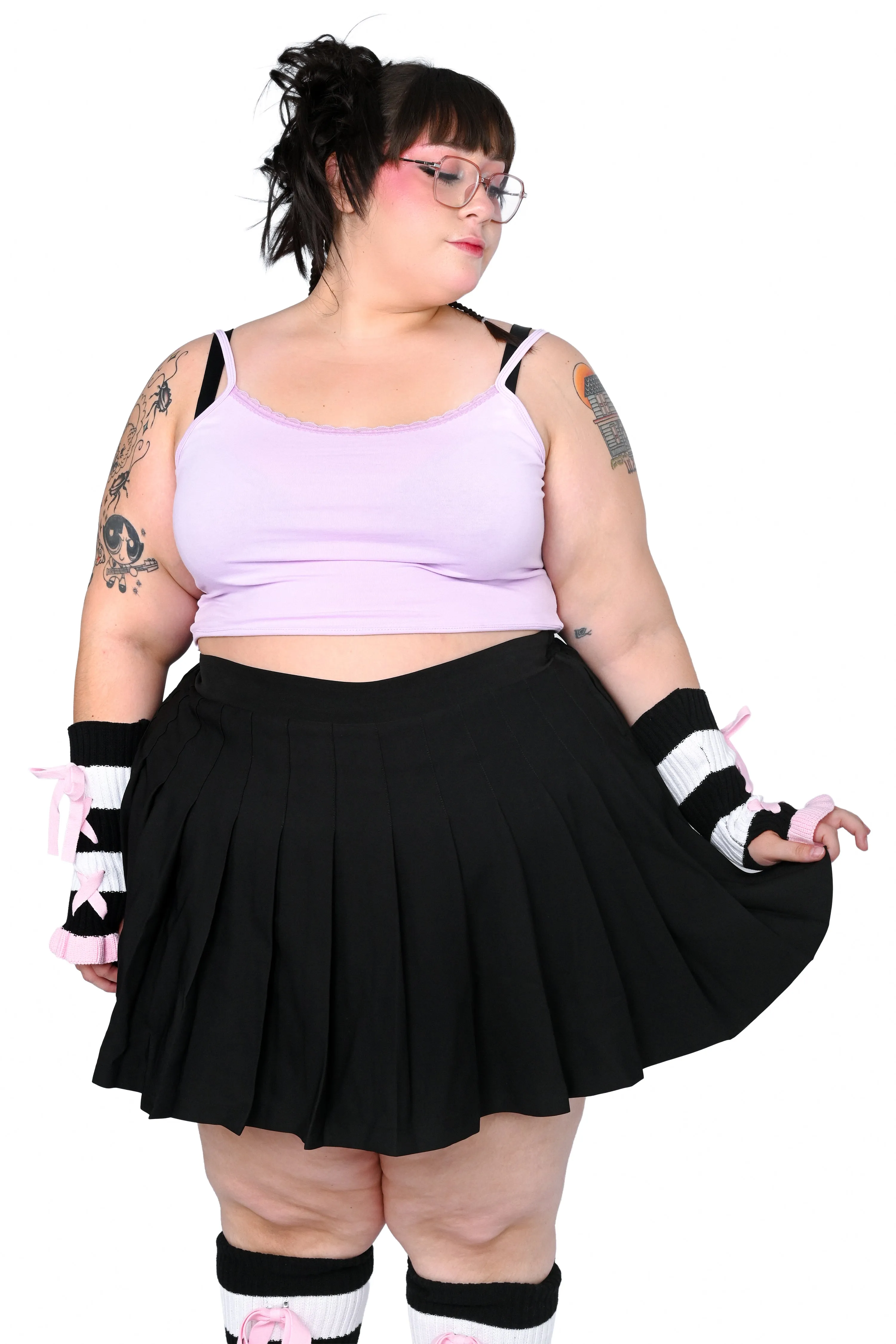 Claire Pleated Skirt - Black sold by My Violet product image thumbnail 4