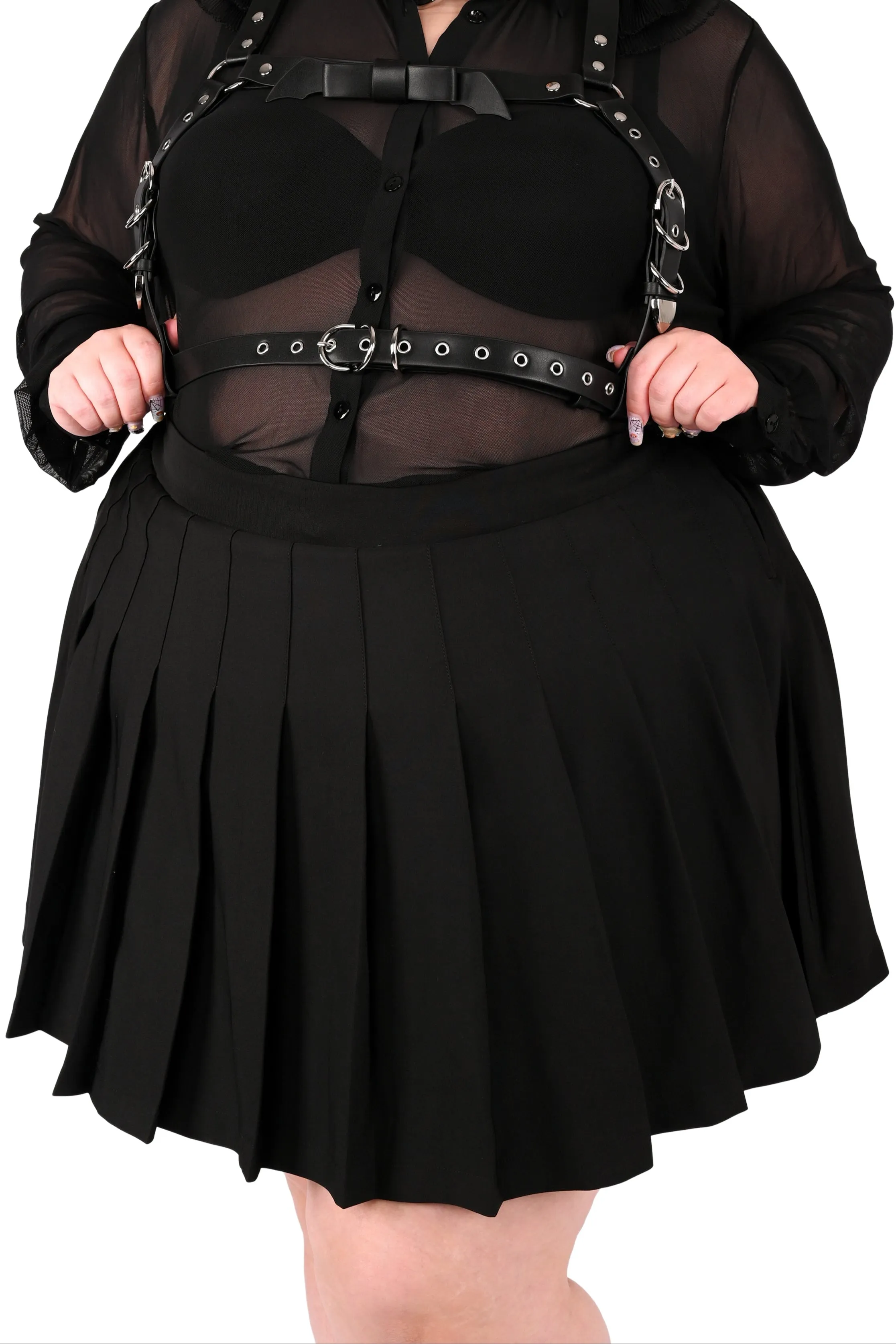 Claire Pleated Skirt - Black sold by My Violet product image thumbnail 5