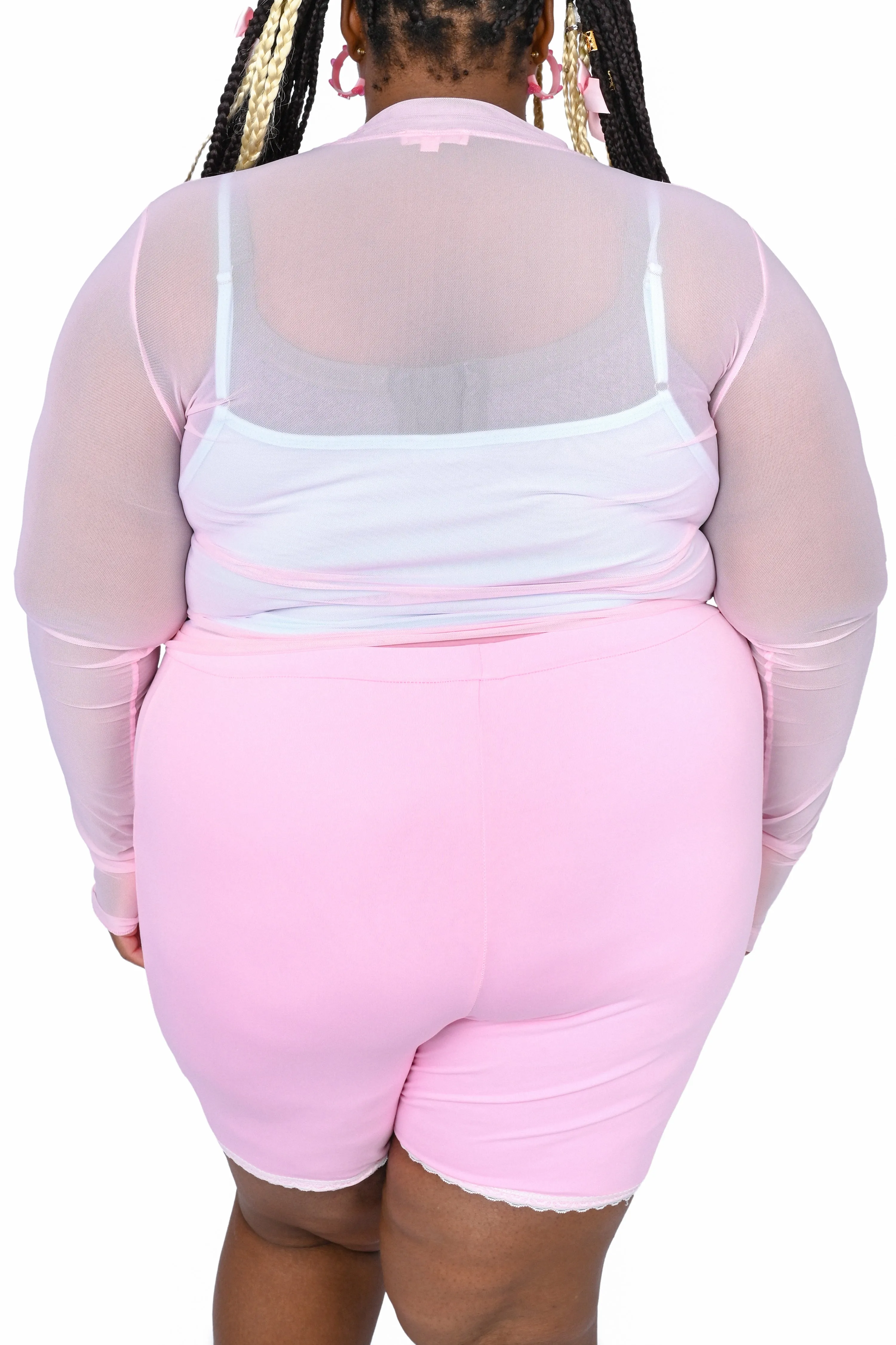 Basics Biker Shorts - Pink sold by My Violet product image thumbnail 5