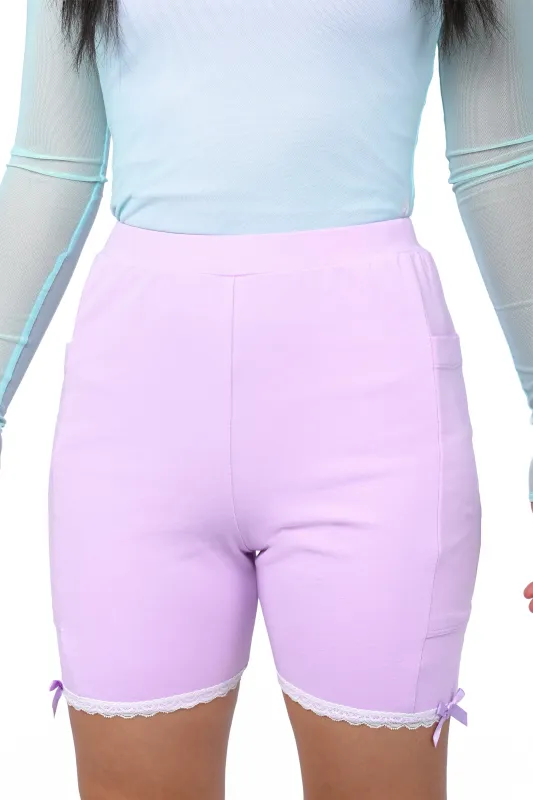 Basics Biker Shorts - Lavender sold by My Violet