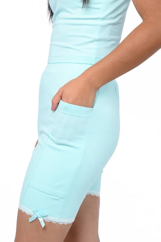 Basics Biker Shorts - Mint sold by My Violet