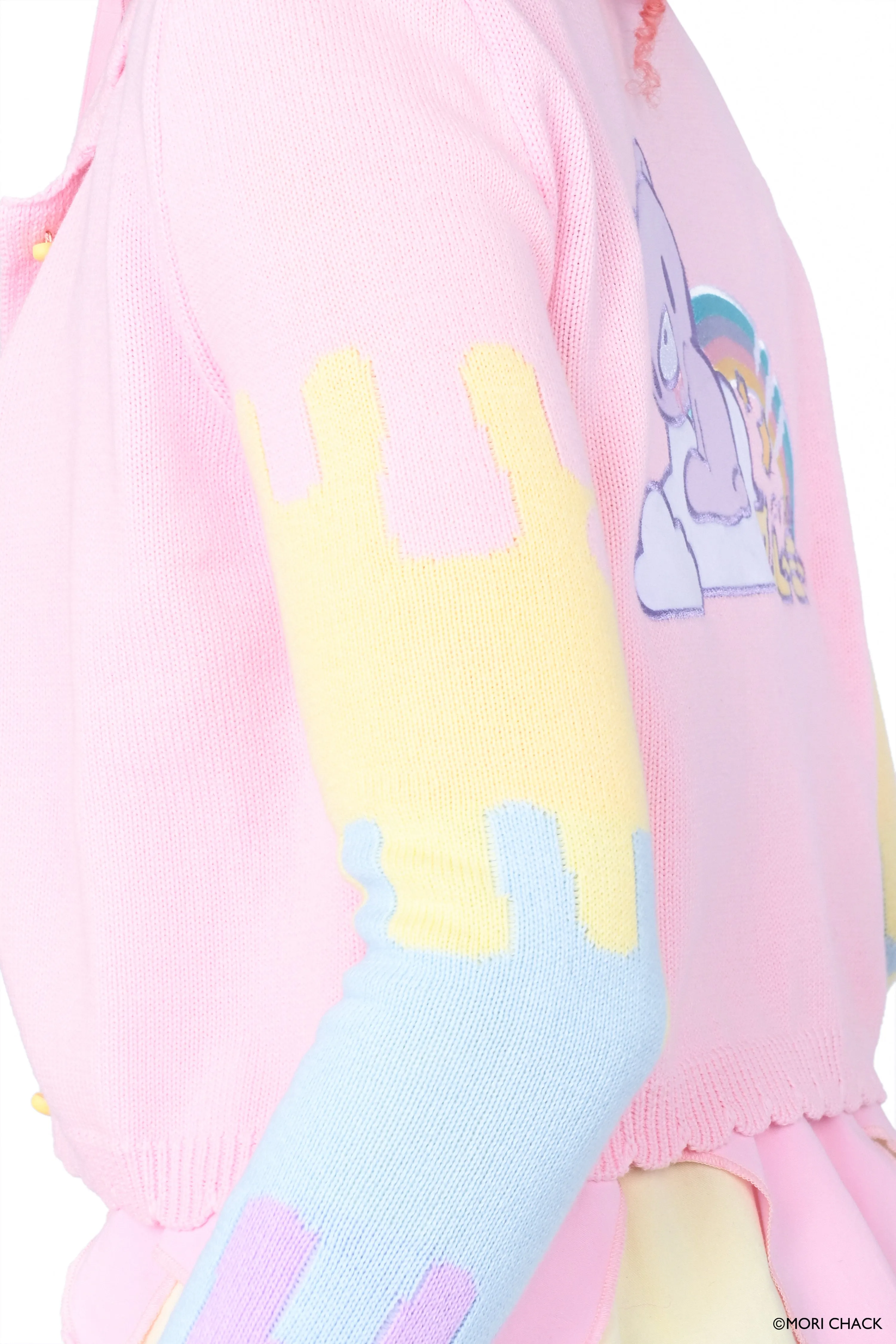Gloomy Bear x My Violet - Pastel Drip Cardigan sold by My Violet product image thumbnail 4