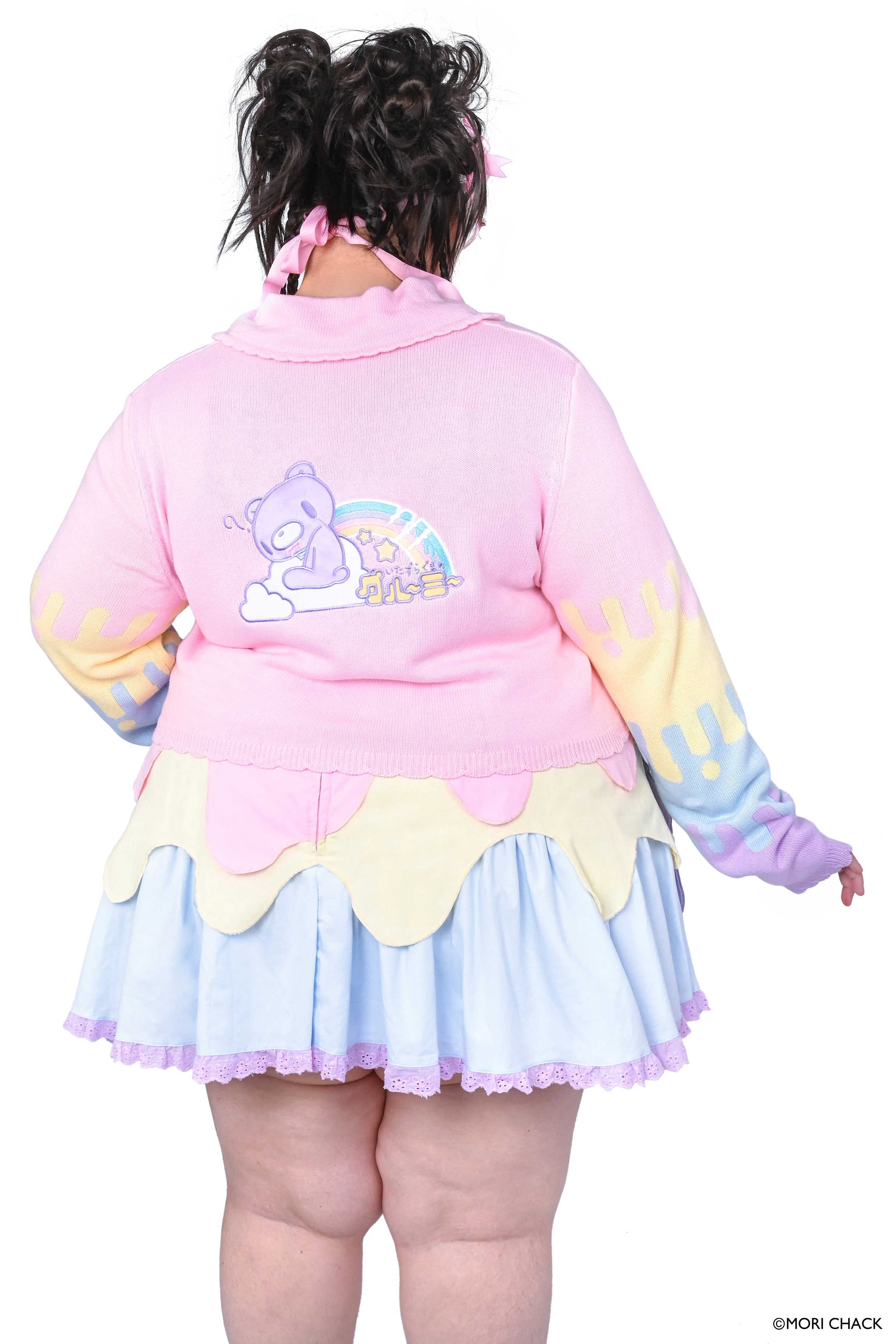 Gloomy Bear x My Violet - Pastel Drip Cardigan sold by My Violet product image thumbnail 3