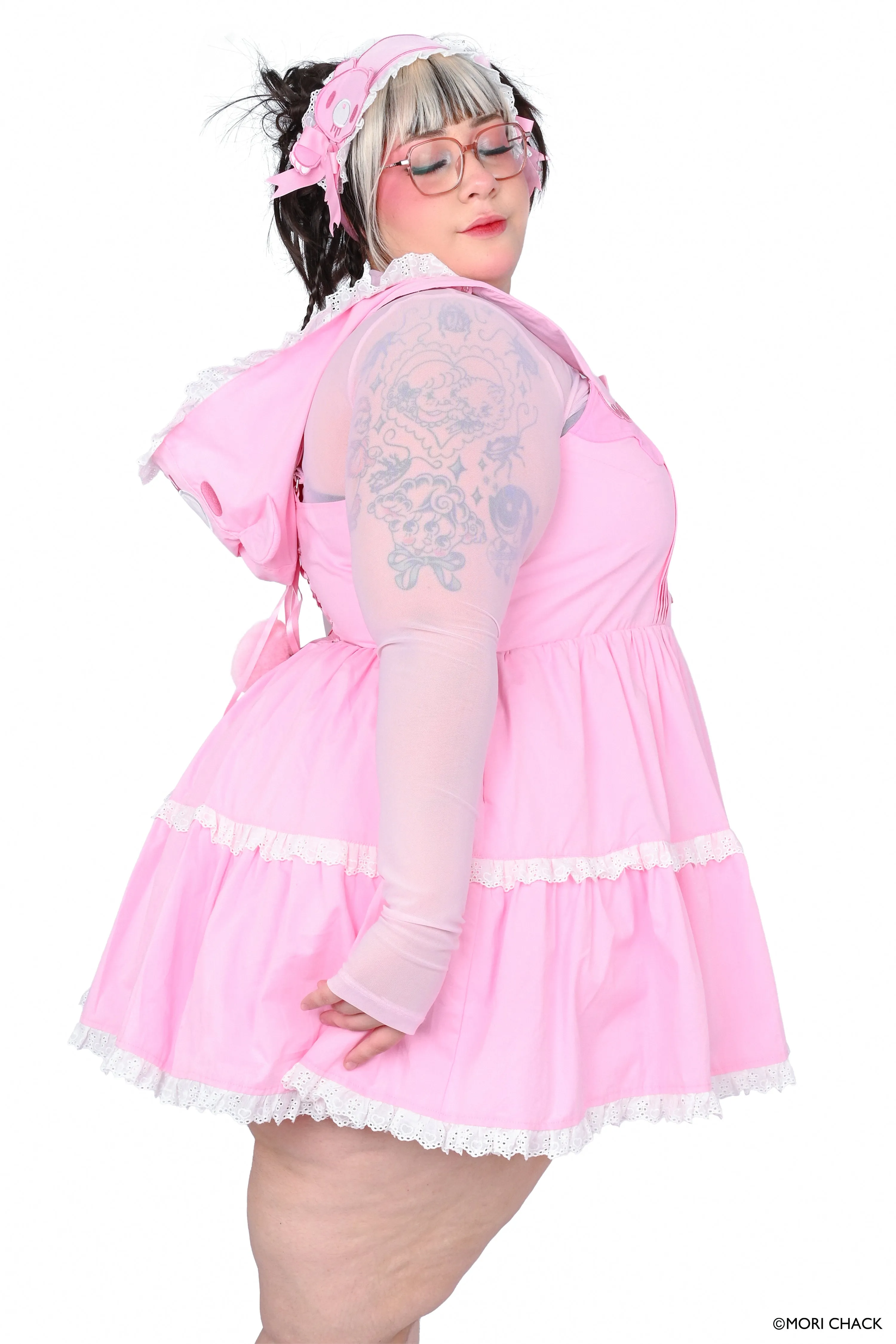 Gloomy Bear x My Violet - Gloomy Hooded Jumperskirt sold by My Violet product image thumbnail 3