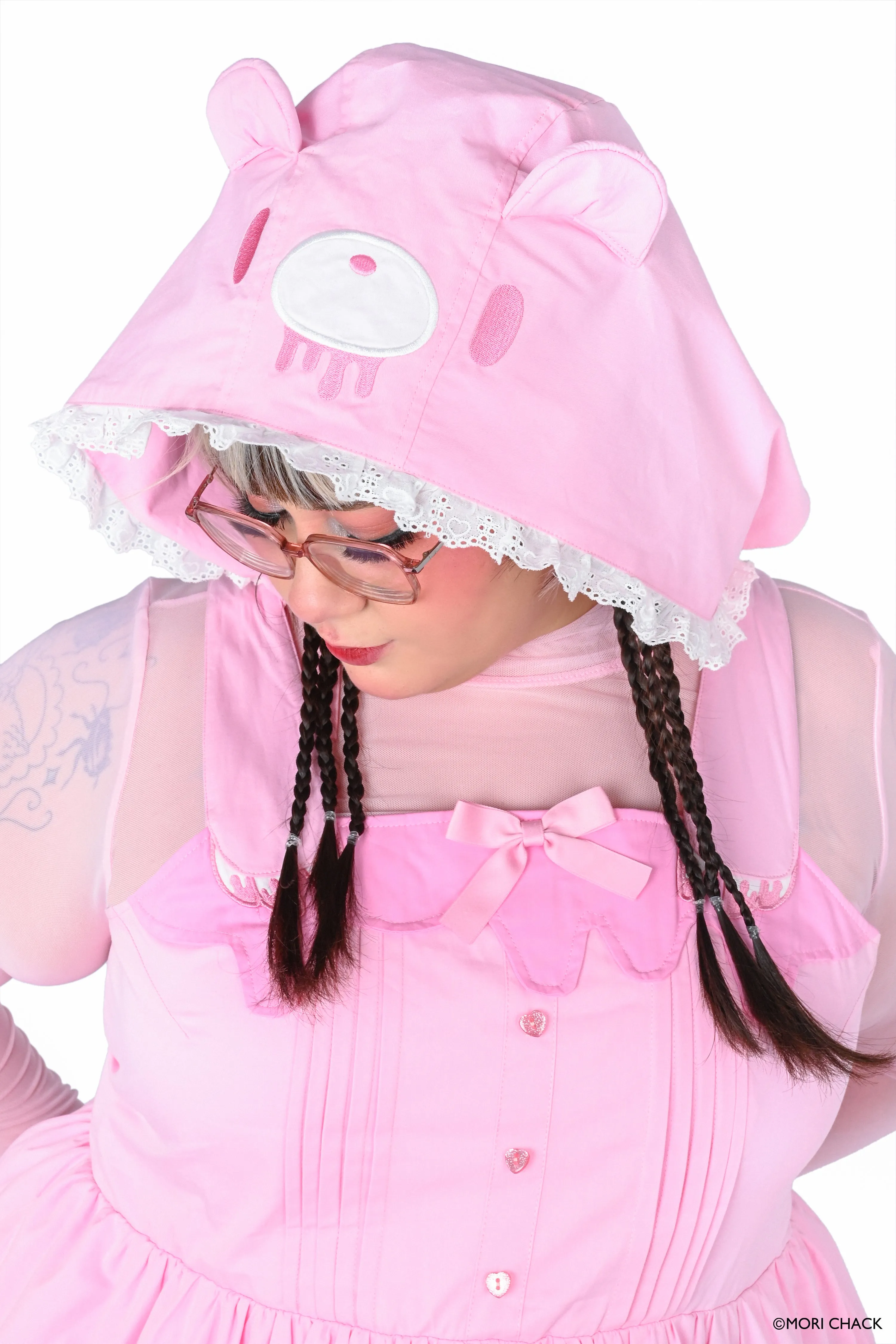 Gloomy Bear x My Violet - Gloomy Hooded Jumperskirt sold by My Violet product image thumbnail 5