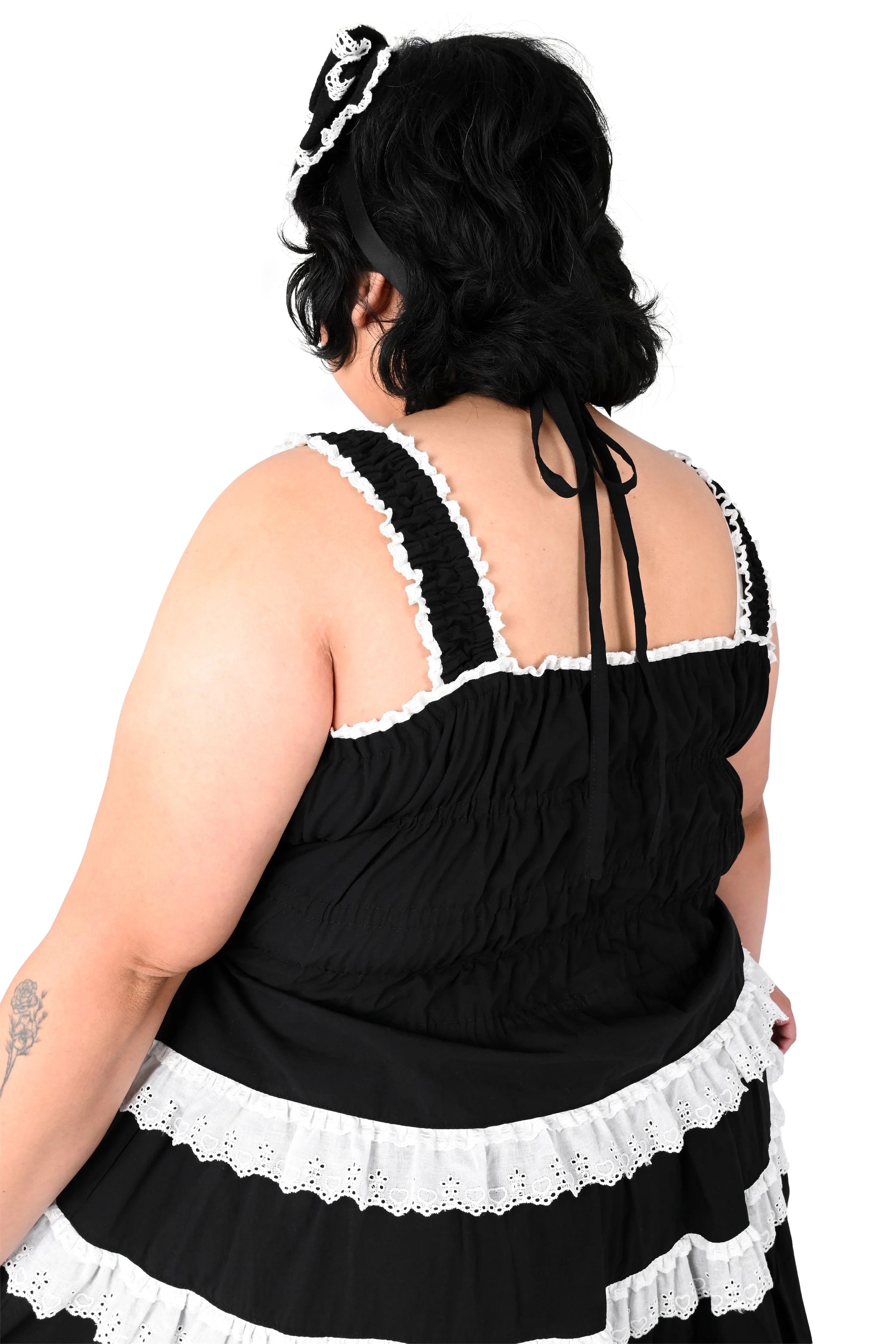 Katherine Shirred Camisole - Black sold by My Violet product image thumbnail 3