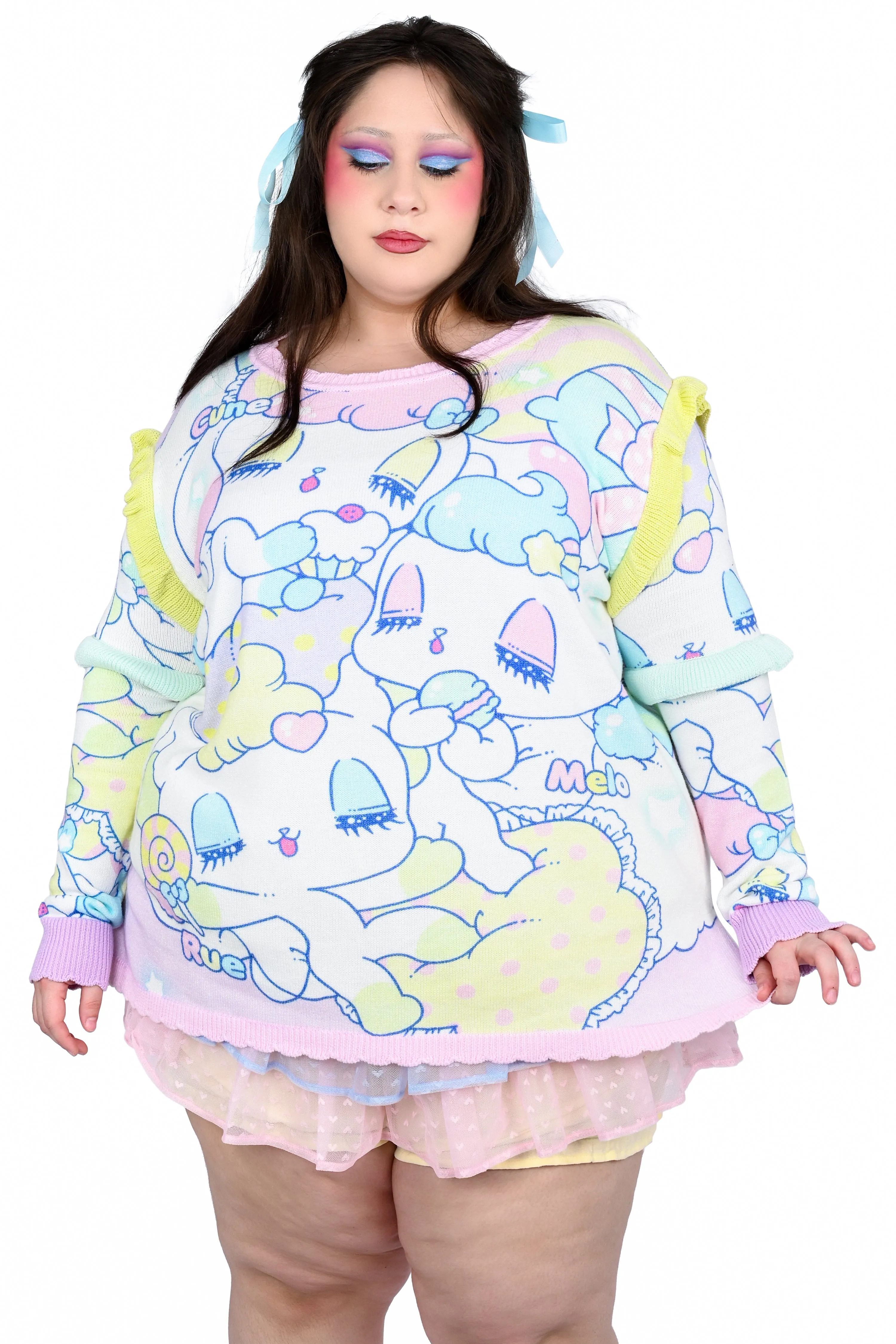 Peropero Sparkles Glitter Pullover Sweater sold by My Violet