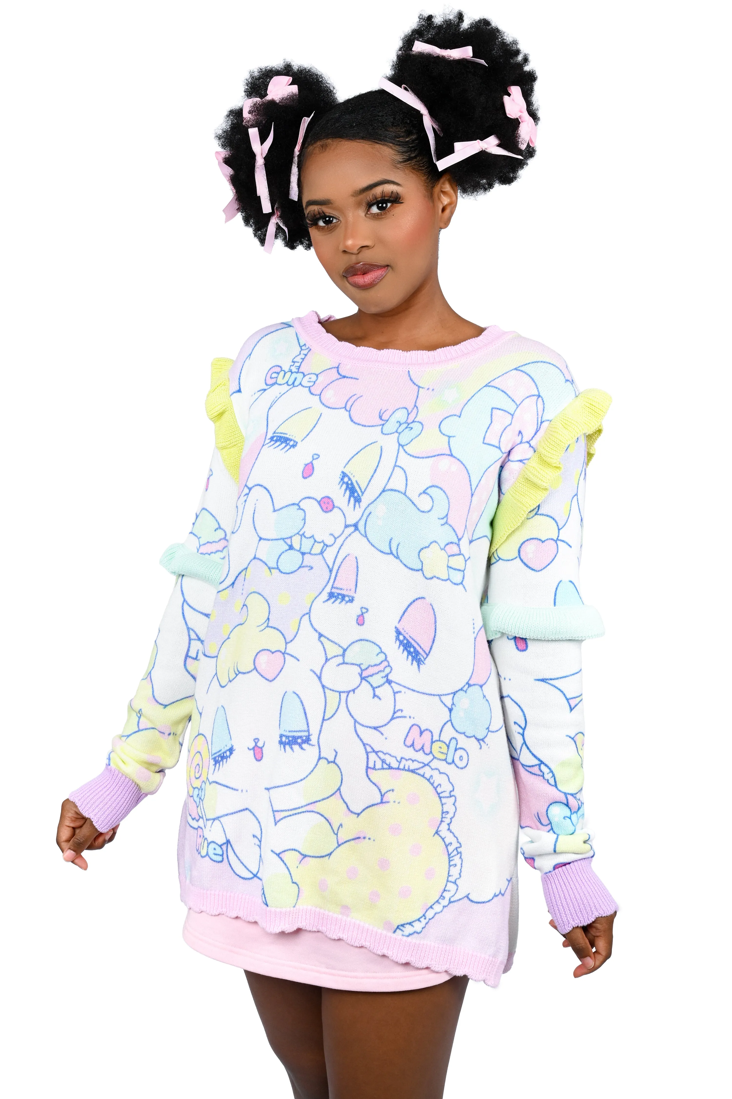 Peropero Sparkles Glitter Pullover Sweater sold by My Violet product image thumbnail 2