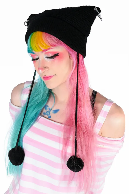 Feral Beanie - Black made by My Violet