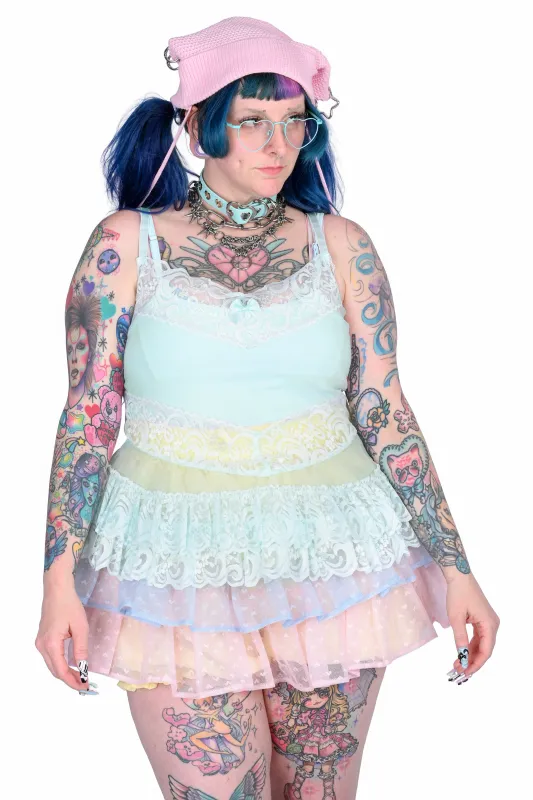 Lily Lace Camisole - Mint made by My Violet