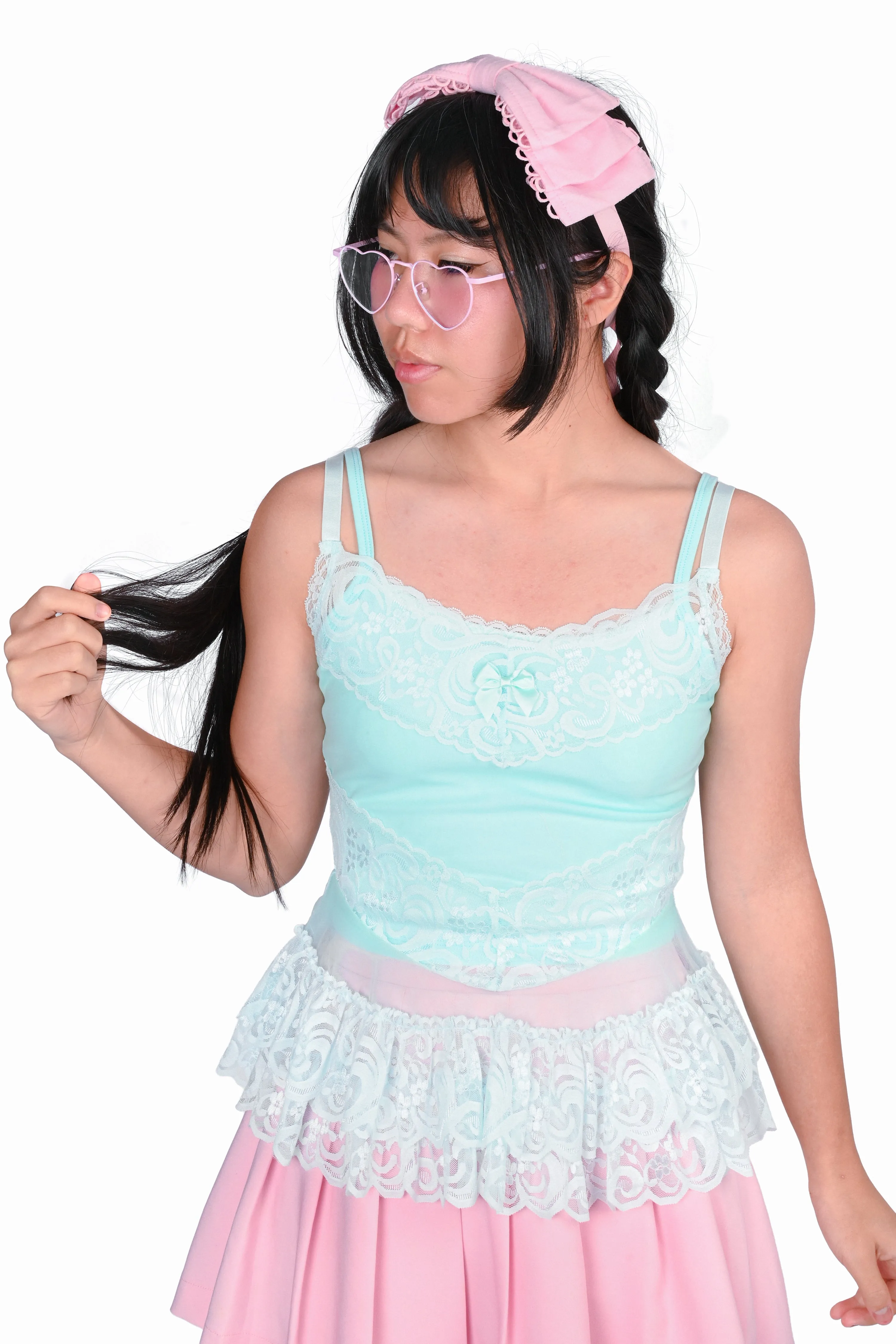Lily Lace Camisole - Mint sold by My Violet product image thumbnail 2