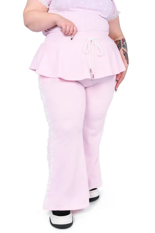 Halo Angel Wing Joggers - Pink made by My Violet