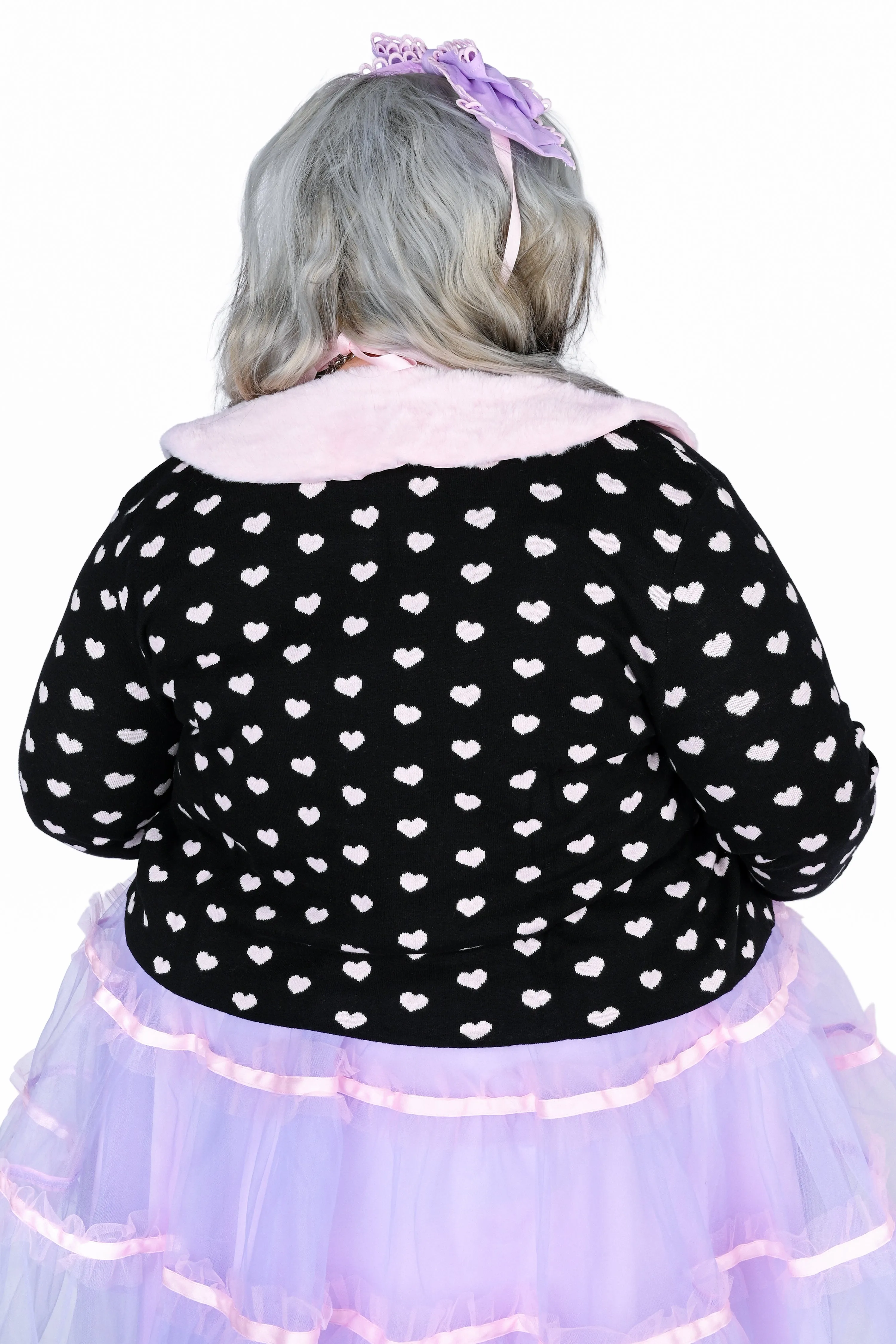 Coco Cardigan - Pink and Black sold by My Violet product image thumbnail 5