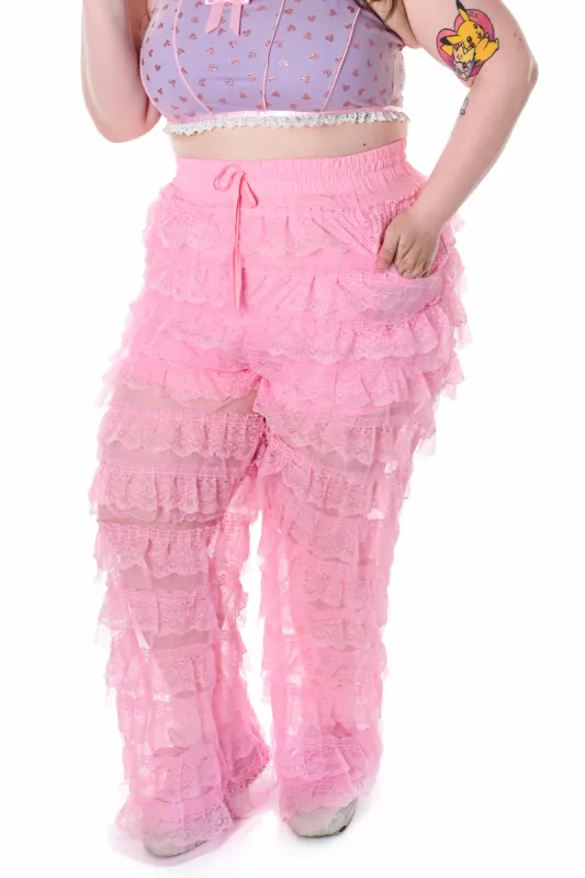 Angel Cake Ruffle Pants - Pink sold by My Violet