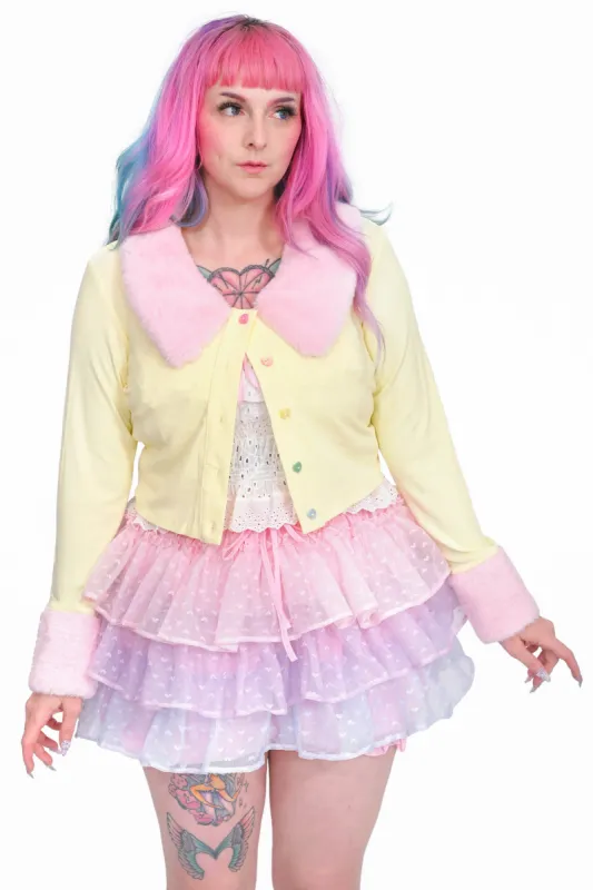 Bonbon Cardigan - Pink Lemonade XS left! sold by My Violet