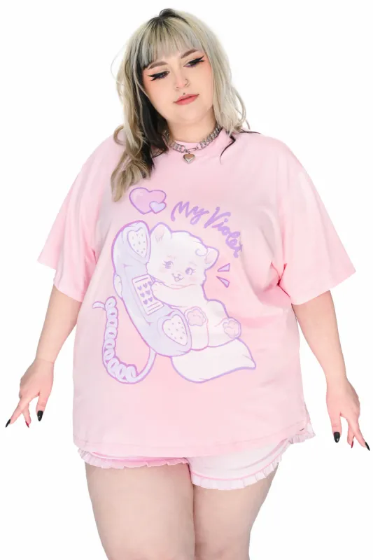 Call Me! Oversized T-Shirt sold by My Violet