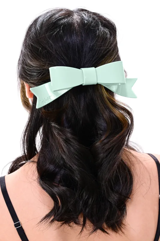 Candy Ribbon Barrette - Mint sold by My Violet