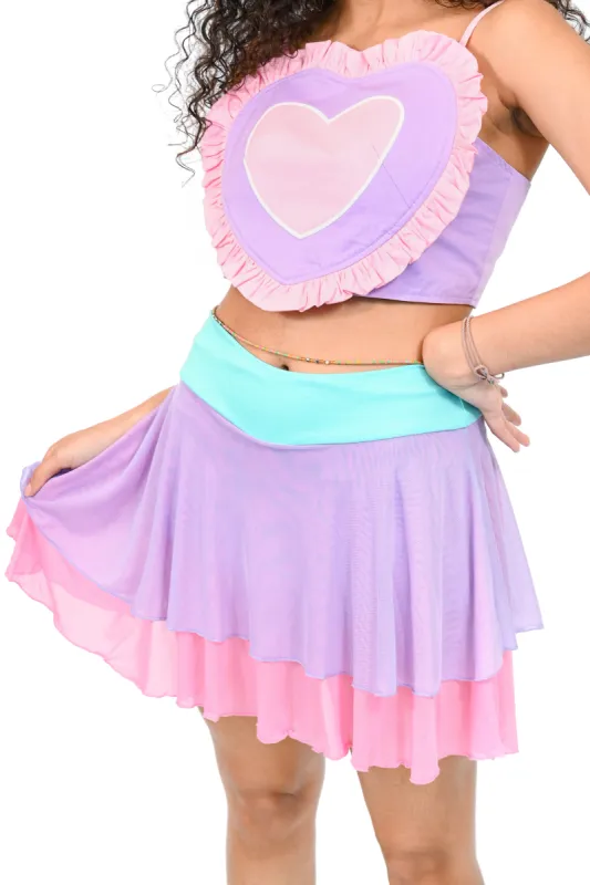Sweet Street Ruffle Skirt - XS & Small Left! sold by My Violet