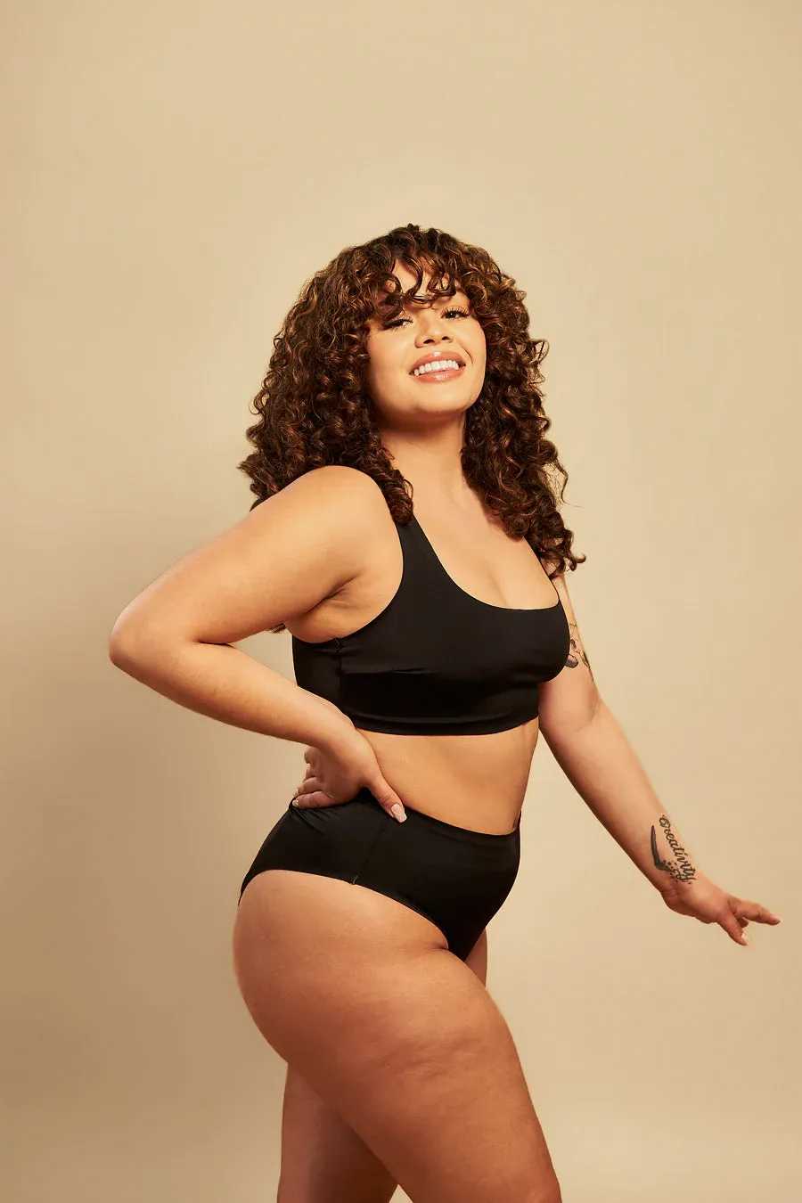 Hampton High-Waisted Bikini Bottom sold by One With product image thumbnail 3