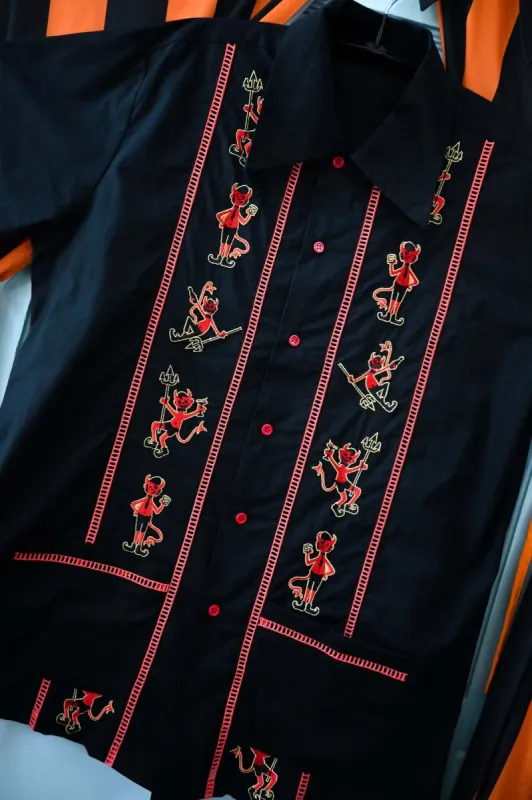 Men's Tipsy Devils Cocktail shirt sold by Wax Poetic