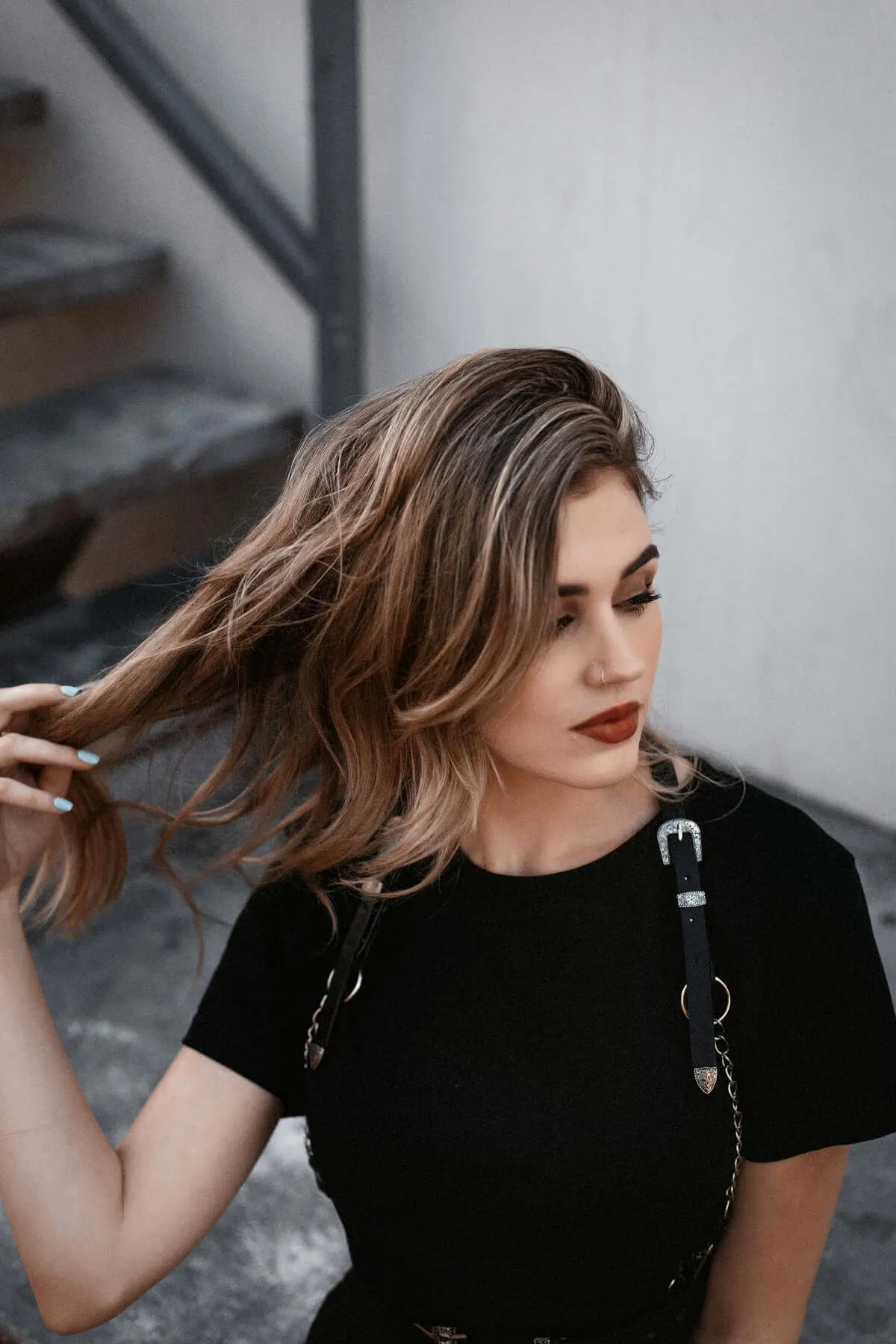 Sharpshooter Western Goth Chain Harness by Lively Ghosts sold by Wax Poetic product image thumbnail 3